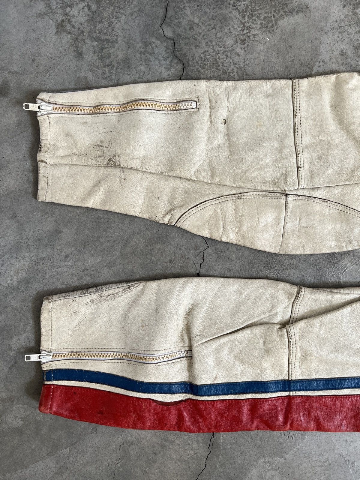 Leather × Vintage Vintage 🖤 Honda Furygan Fully Leather Racing Overalls Size US 32 / EU 48 - 19 Thumbnail