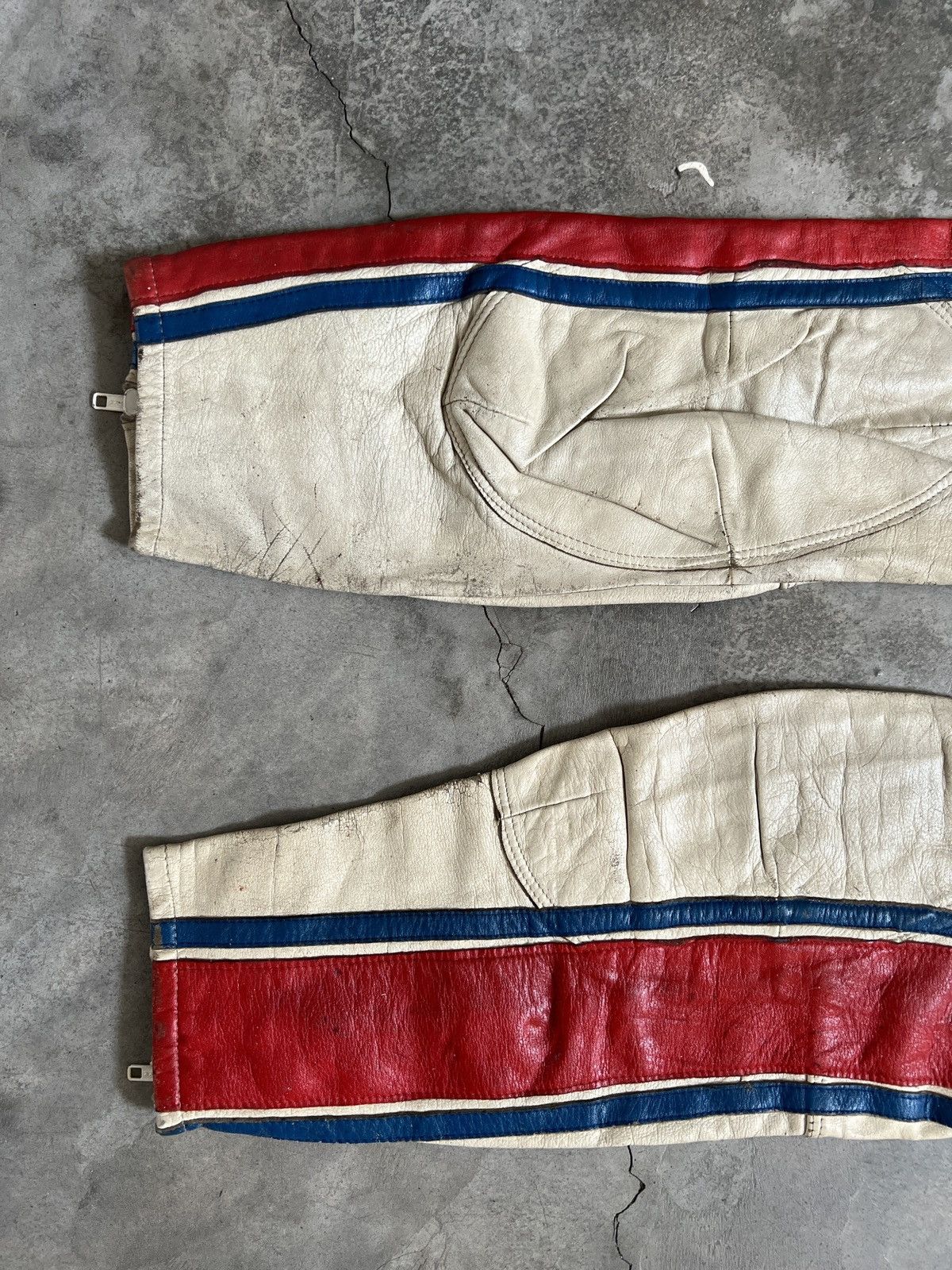 Leather × Vintage Vintage 🖤 Honda Furygan Fully Leather Racing Overalls Size US 32 / EU 48 - 15 Thumbnail