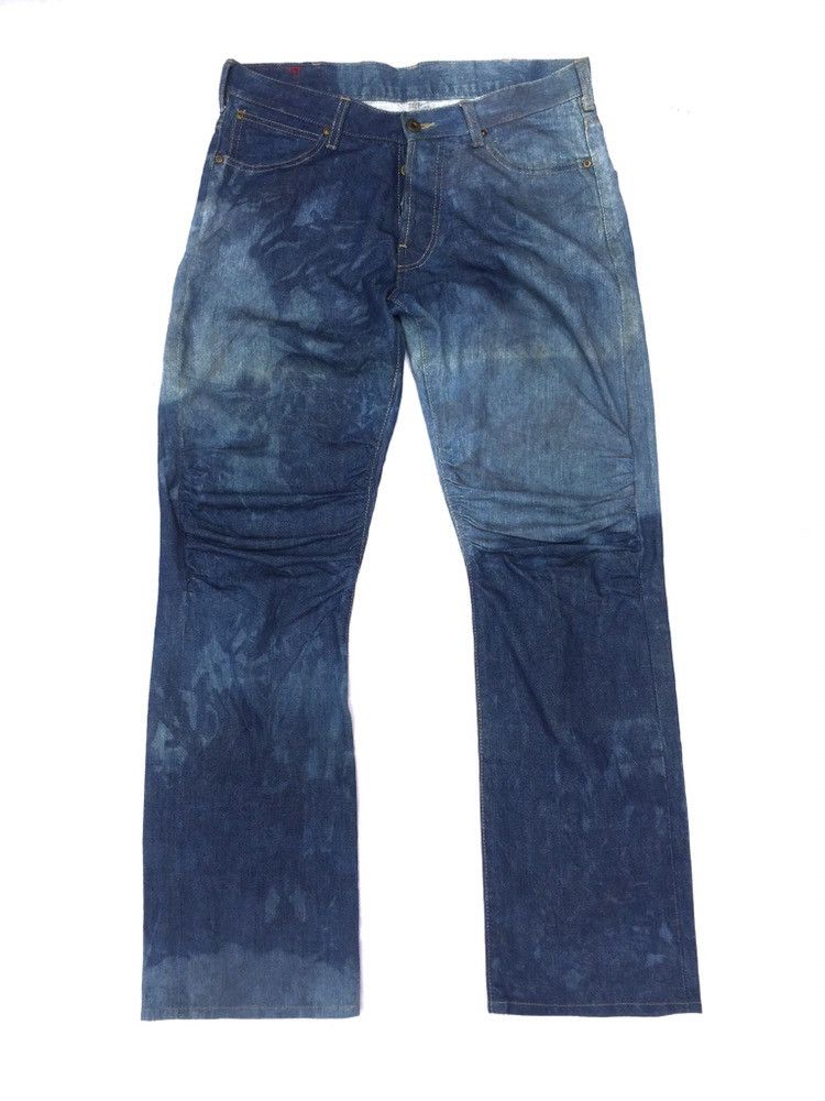 Japanese Brand VINTAGE ACID WASH TUCO NEW MOTORCITY ACID WASH BIKE PANTS Size US 33 - 1 Thumbnail