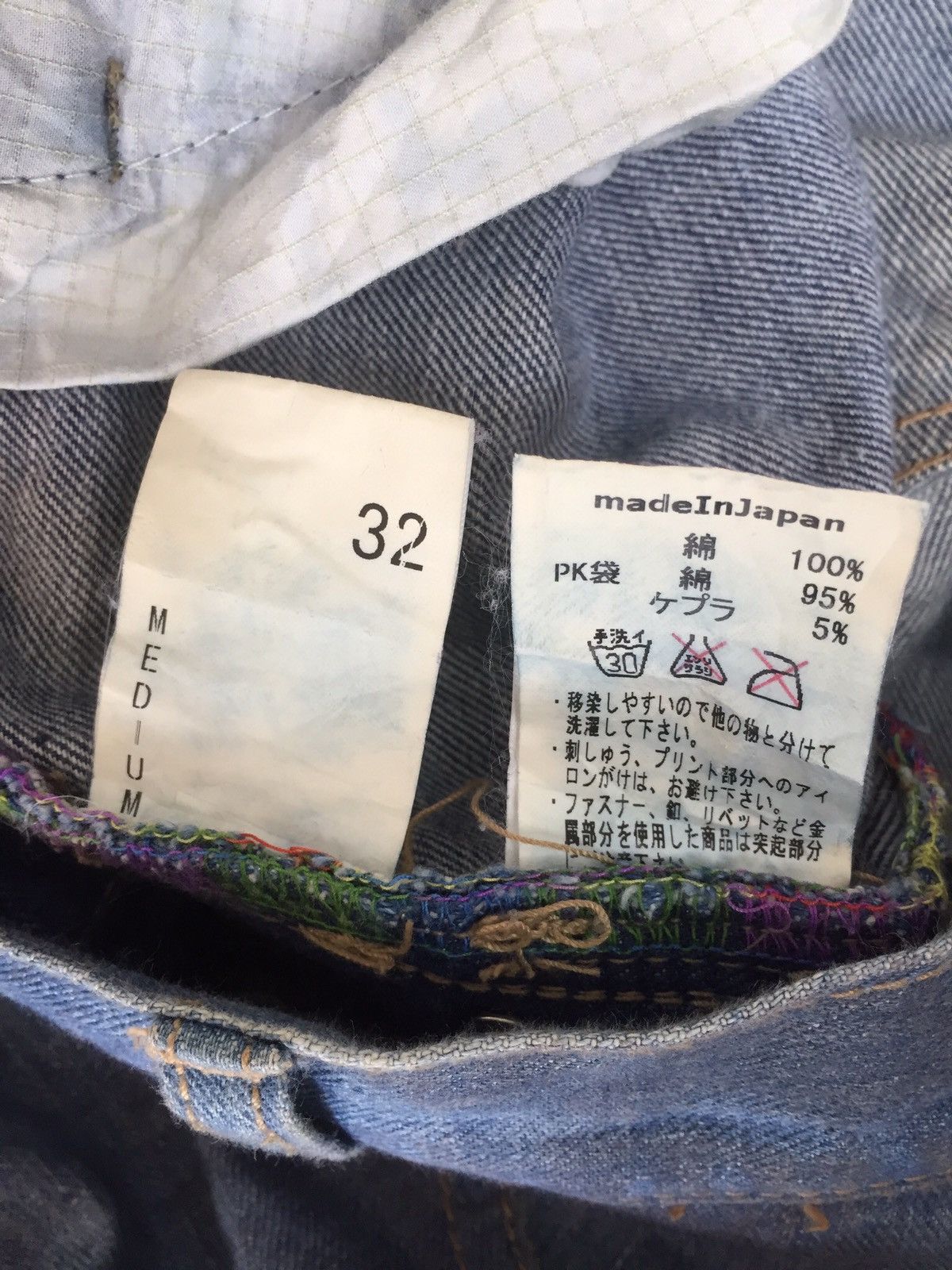 Japanese Brand VINTAGE ACID WASH TUCO NEW MOTORCITY ACID WASH BIKE PANTS Size US 33 - 12 Thumbnail