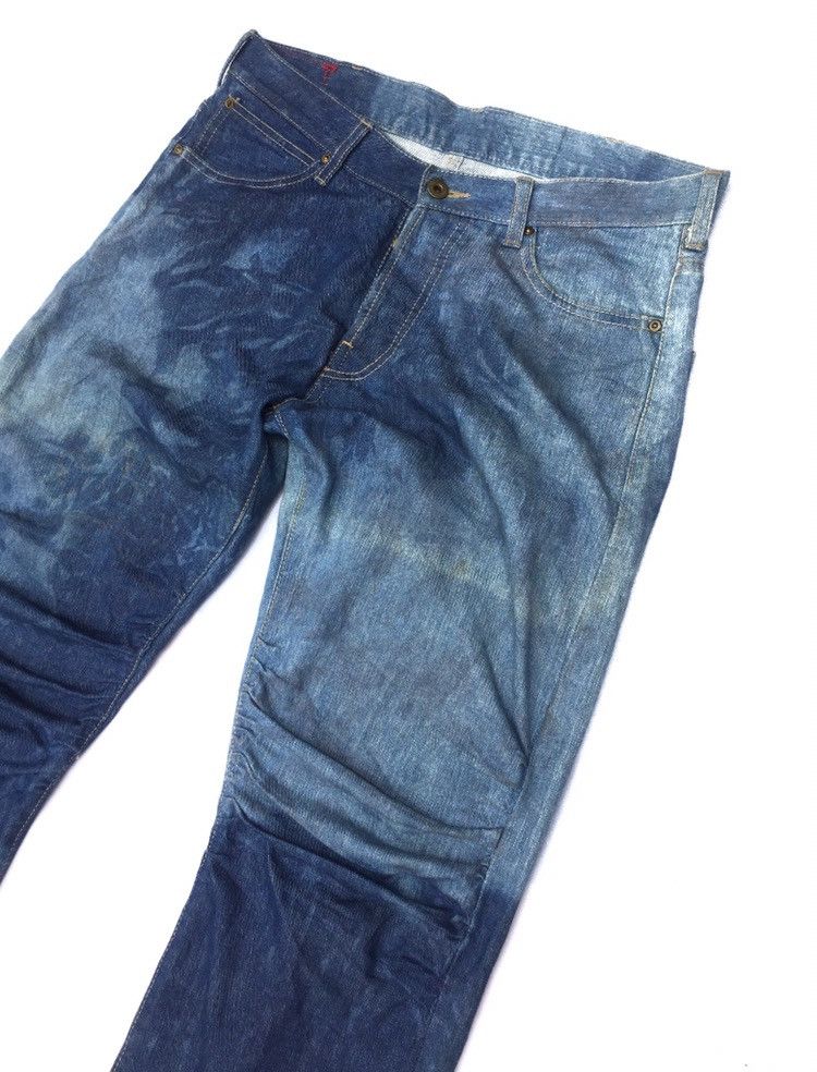 Japanese Brand VINTAGE ACID WASH TUCO NEW MOTORCITY ACID WASH BIKE PANTS Size US 33 - 4 Thumbnail