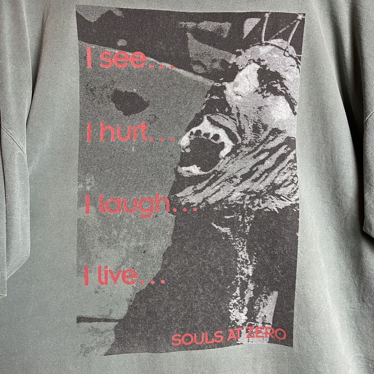 Band Tees × Vintage Vintage 90s Souls At Zero American Metal Band Tee Size US XL / EU 56 / 4 - 4 Thumbnail