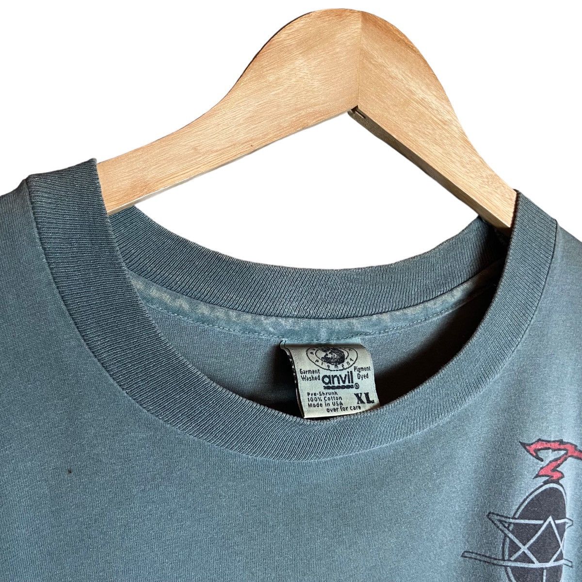 Band Tees × Vintage Vintage 90s Souls At Zero American Metal Band Tee Size US XL / EU 56 / 4 - 3 Thumbnail
