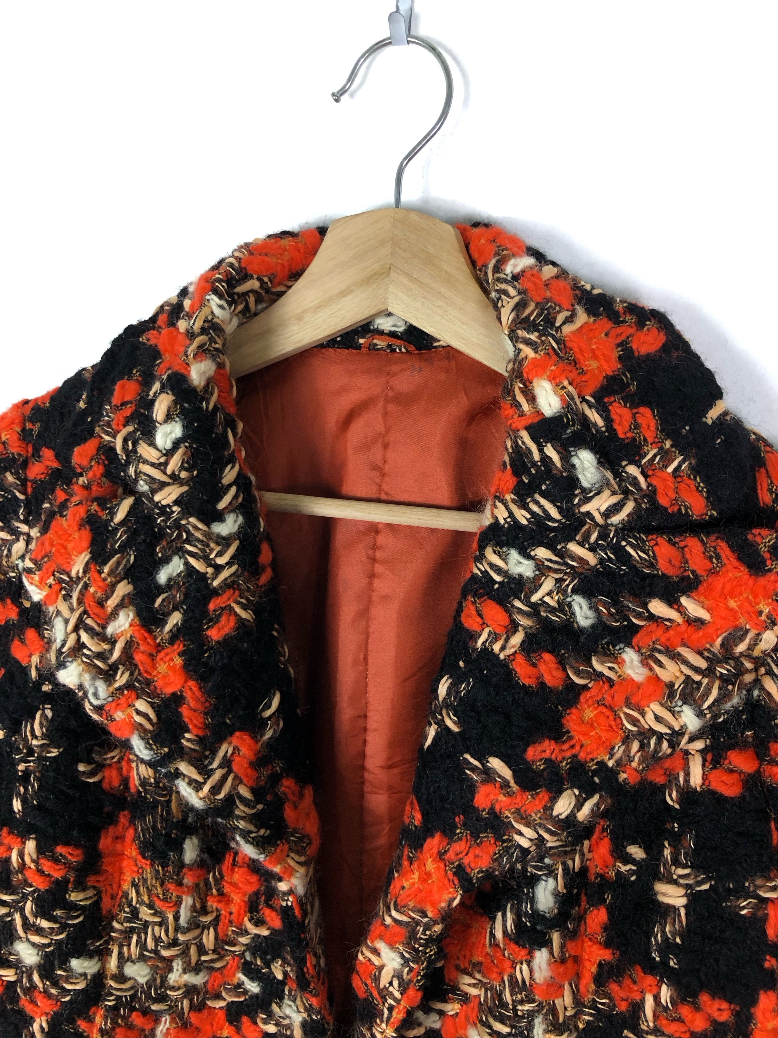 Japanese Brand RARE🔥VINTAGE 80’S LUXURY JAPAN BRAND WOOL TWEED COATS Size S / US 4 / IT 40 - 9 Thumbnail