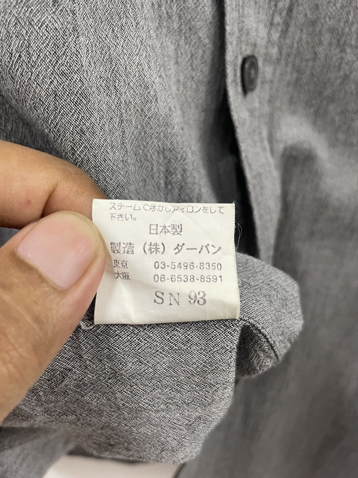 Yohji Yamamoto Yohji Yamamoto AAR Shirts Size US M / EU 48-50 / 2 - 7 Thumbnail