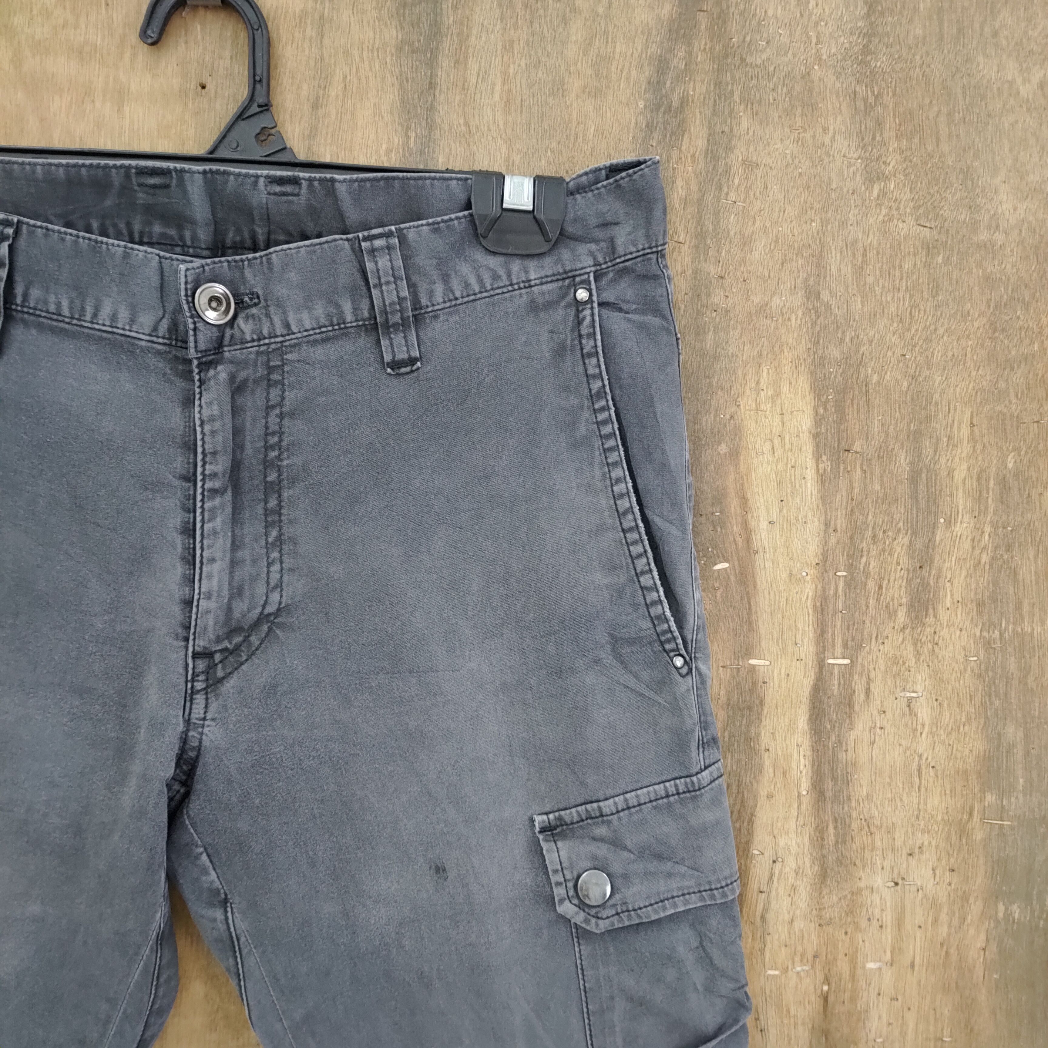 Japanese Brand × Seditionaries COMME CA MEN FADED SKINNY STYLE CARGO PANTS Size US 28 / EU 44 - 5 Thumbnail