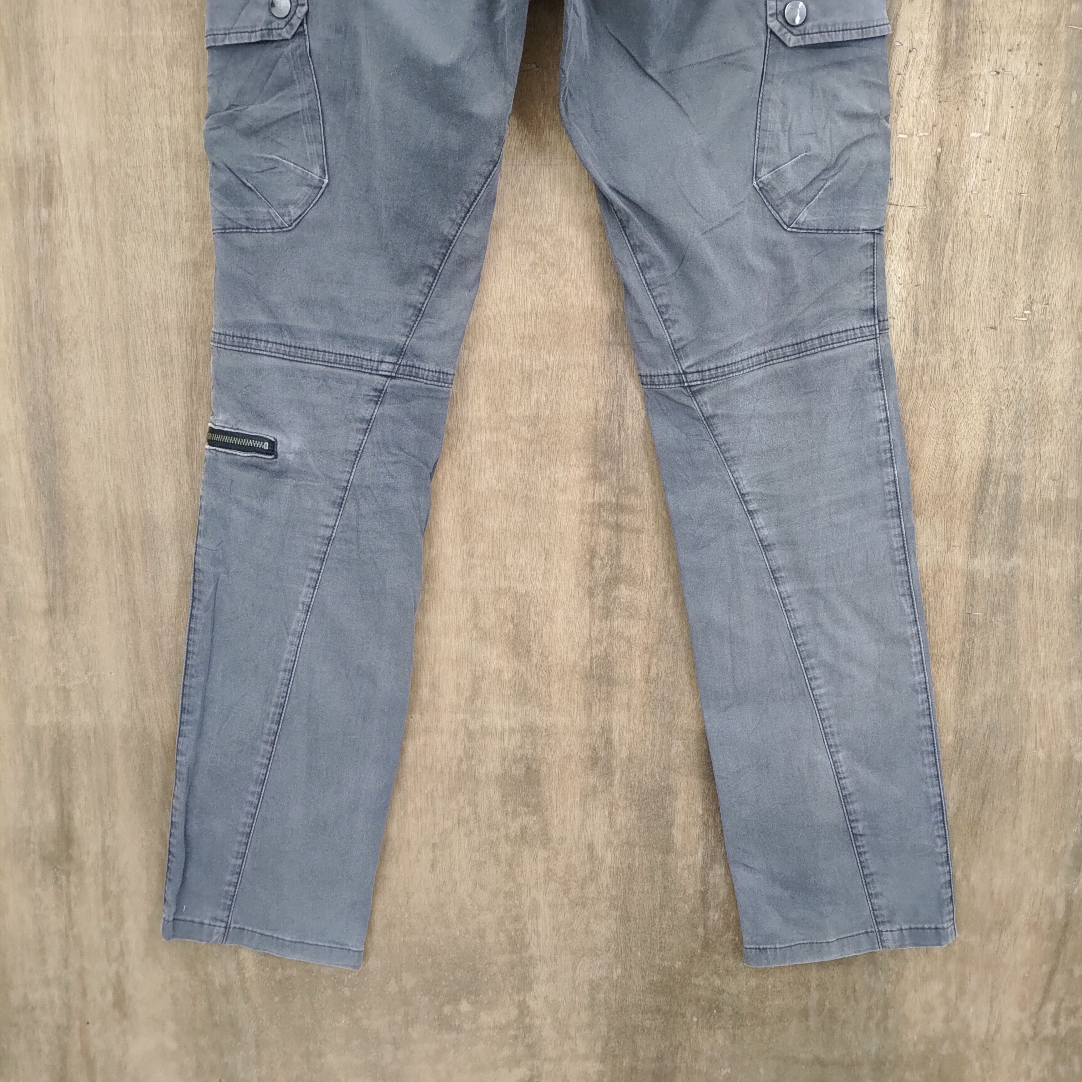 Japanese Brand × Seditionaries COMME CA MEN FADED SKINNY STYLE CARGO PANTS Size US 28 / EU 44 - 11 Thumbnail