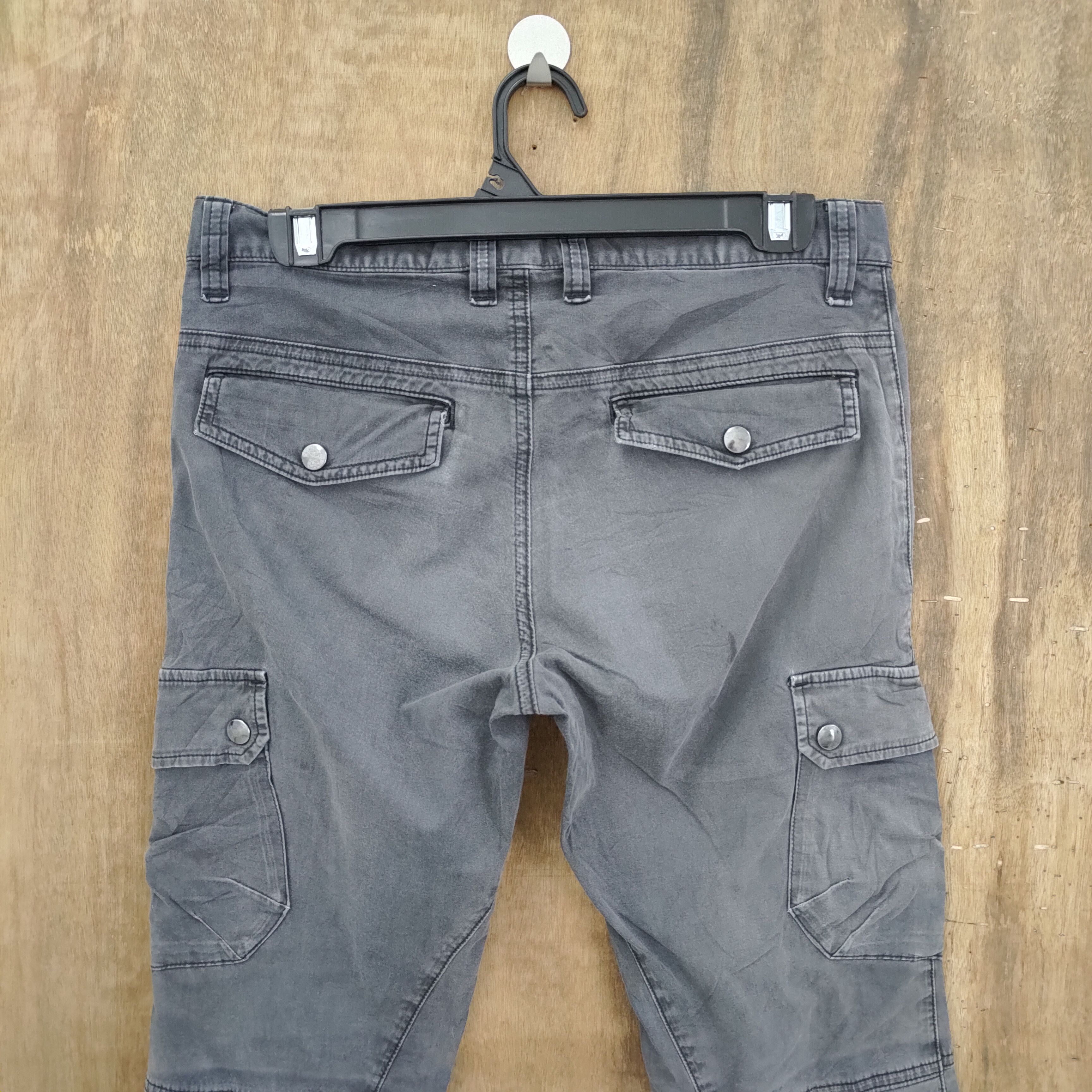 Japanese Brand × Seditionaries COMME CA MEN FADED SKINNY STYLE CARGO PANTS Size US 28 / EU 44 - 10 Thumbnail