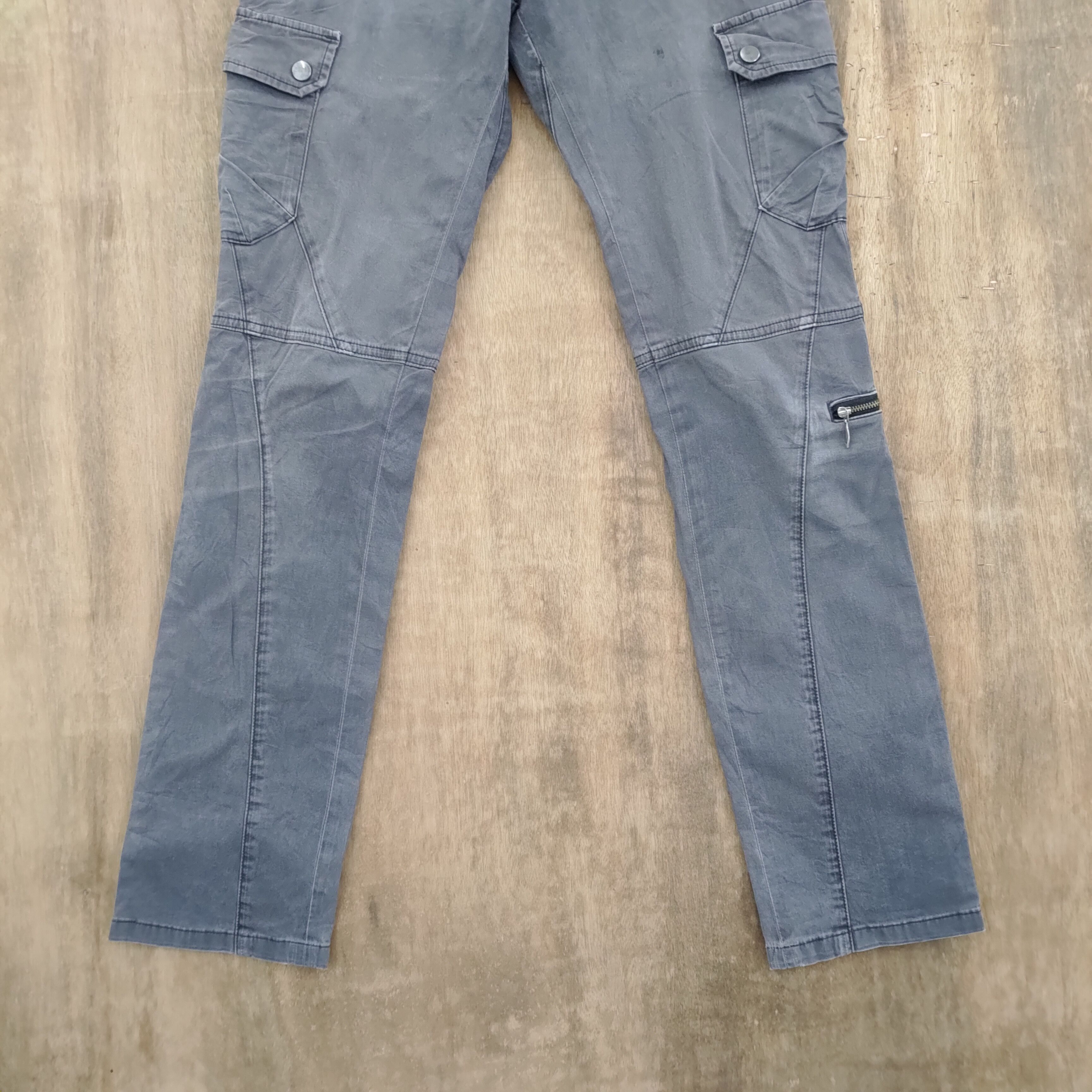 Japanese Brand × Seditionaries COMME CA MEN FADED SKINNY STYLE CARGO PANTS Size US 28 / EU 44 - 3 Thumbnail