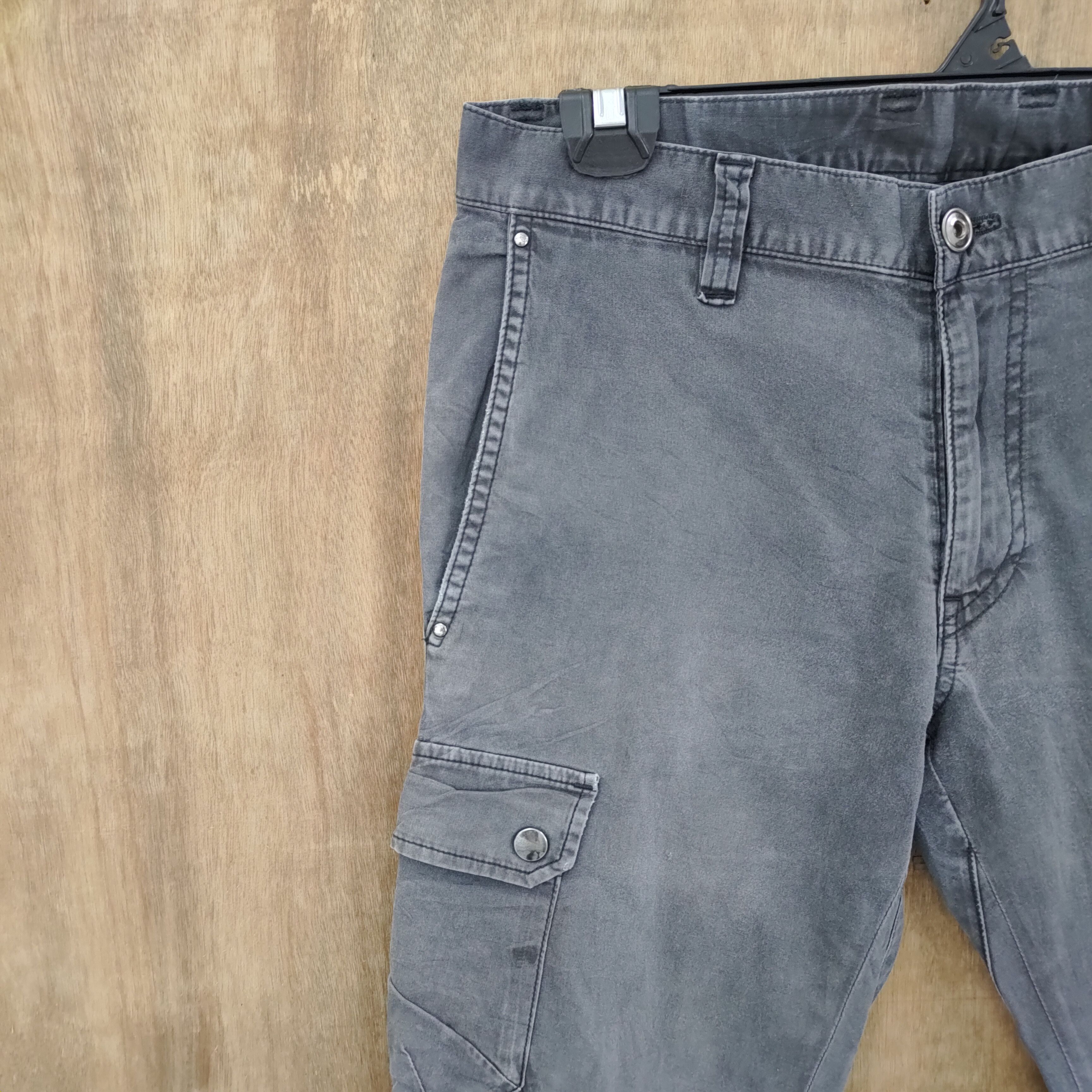 Japanese Brand × Seditionaries COMME CA MEN FADED SKINNY STYLE CARGO PANTS Size US 28 / EU 44 - 4 Thumbnail