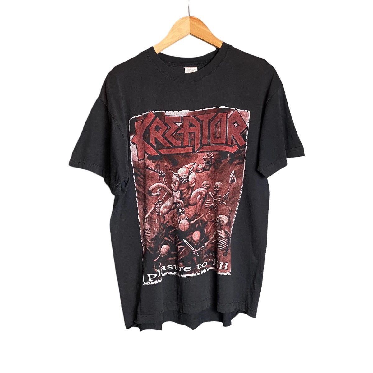 Vintage 80s Kreator Thrash Metal Band Tee