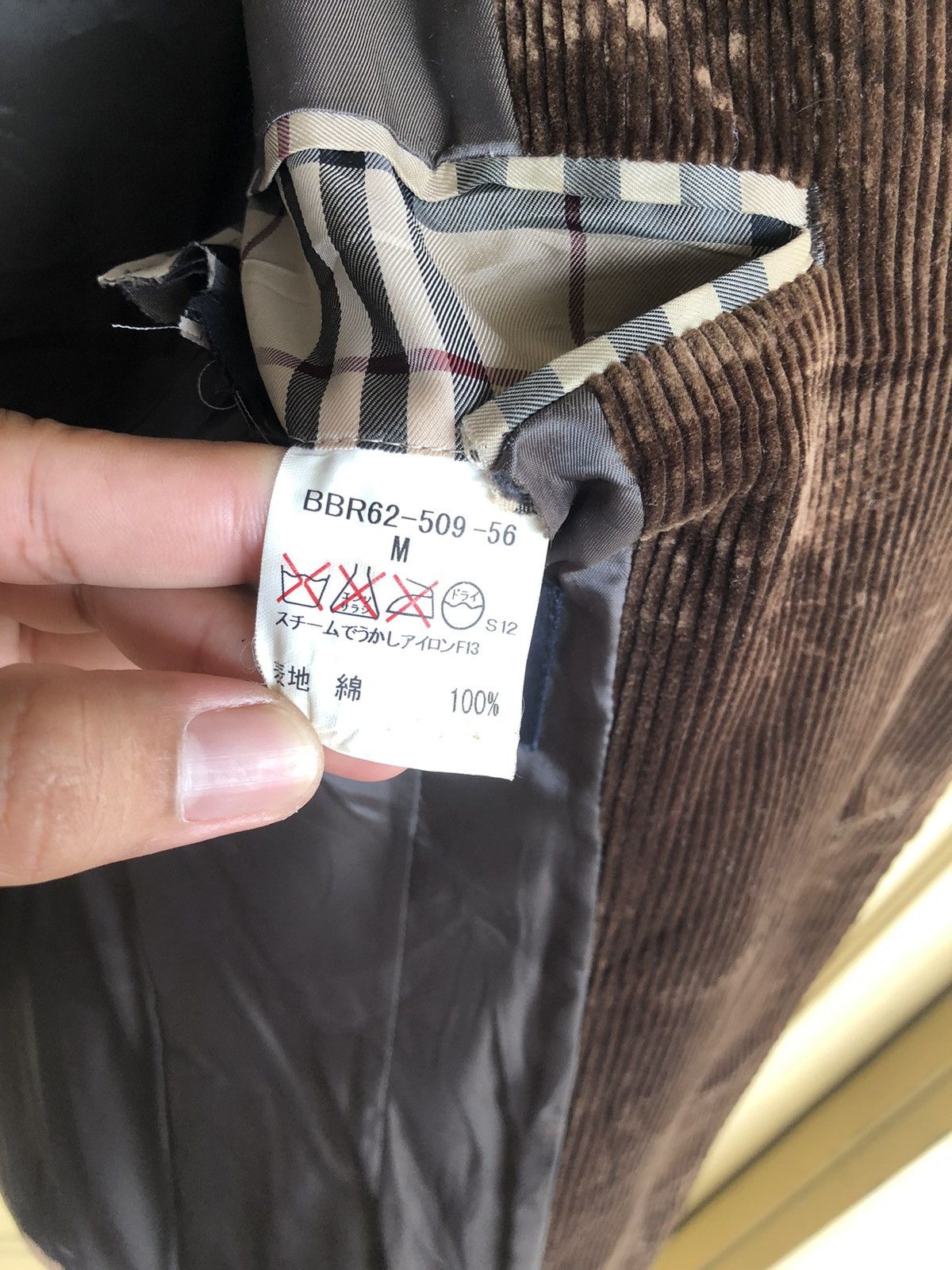 Burberry Vintage Burberry Corduroy Single Breasted Blazer Jacket Size US M / EU 48-50 / 2 - 15 Thumbnail