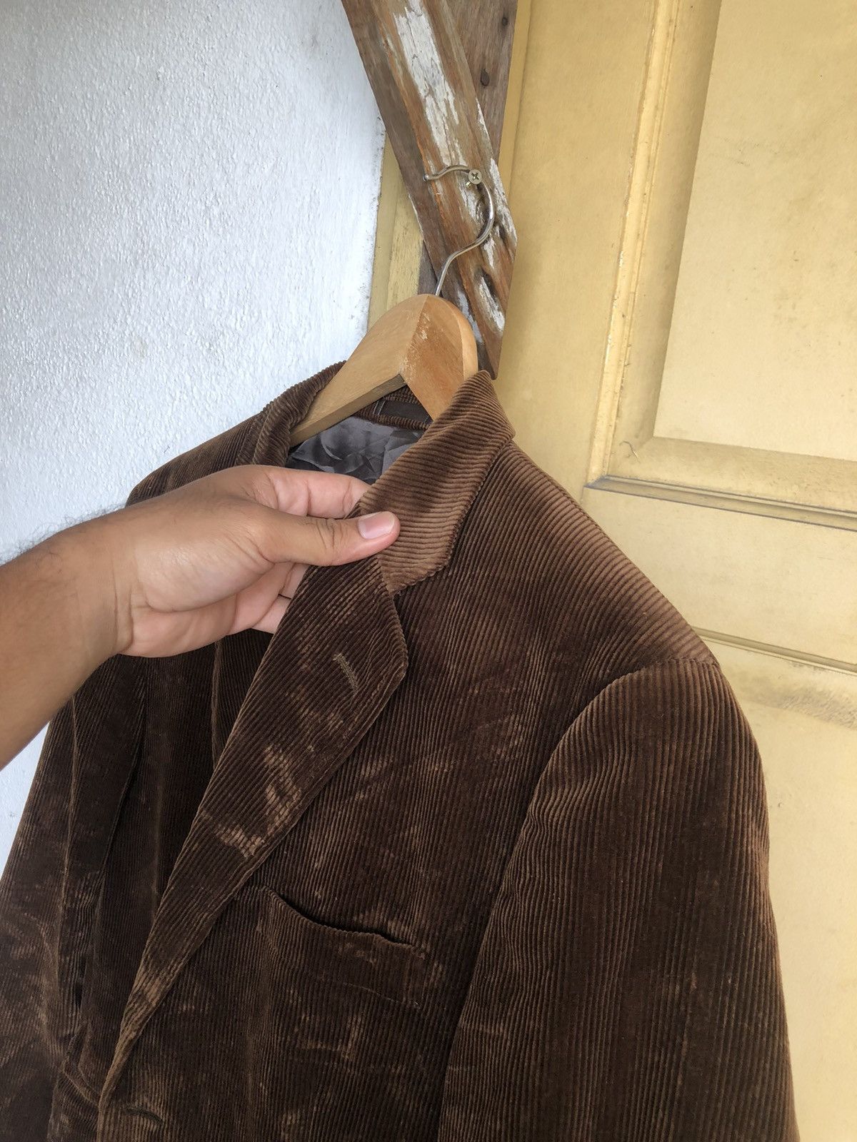 Burberry Vintage Burberry Corduroy Single Breasted Blazer Jacket Size US M / EU 48-50 / 2 - 16 Thumbnail