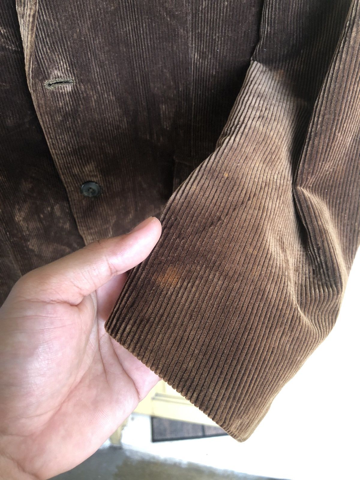 Burberry Vintage Burberry Corduroy Single Breasted Blazer Jacket Size US M / EU 48-50 / 2 - 11 Thumbnail