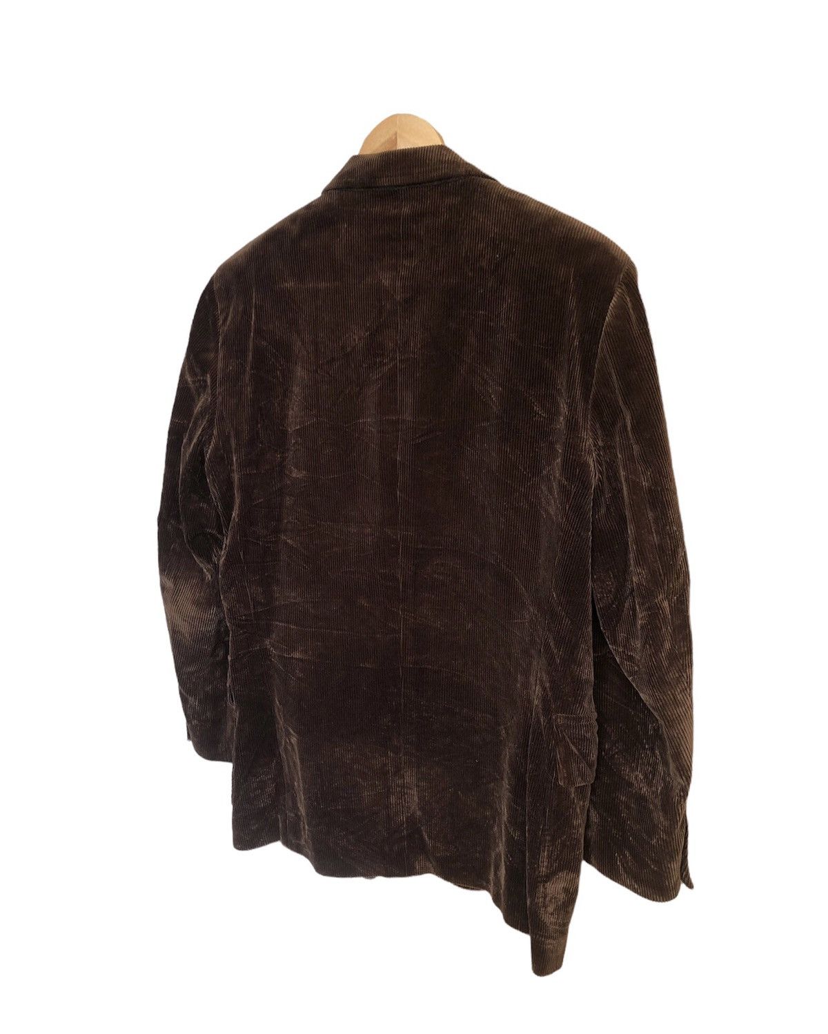 Burberry Vintage Burberry Corduroy Single Breasted Blazer Jacket Size US M / EU 48-50 / 2 - 2 Thumbnail