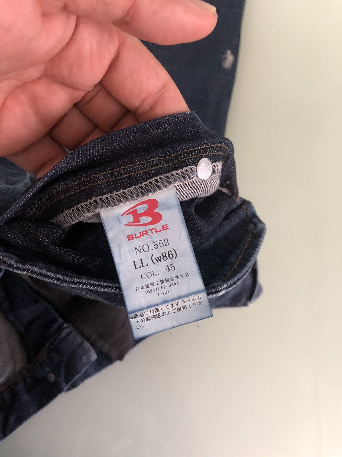 Vintage Vintage Burtle Paint Splatter Distressed Jeans Like Kapital Size US 32 / EU 48 - 13 Thumbnail
