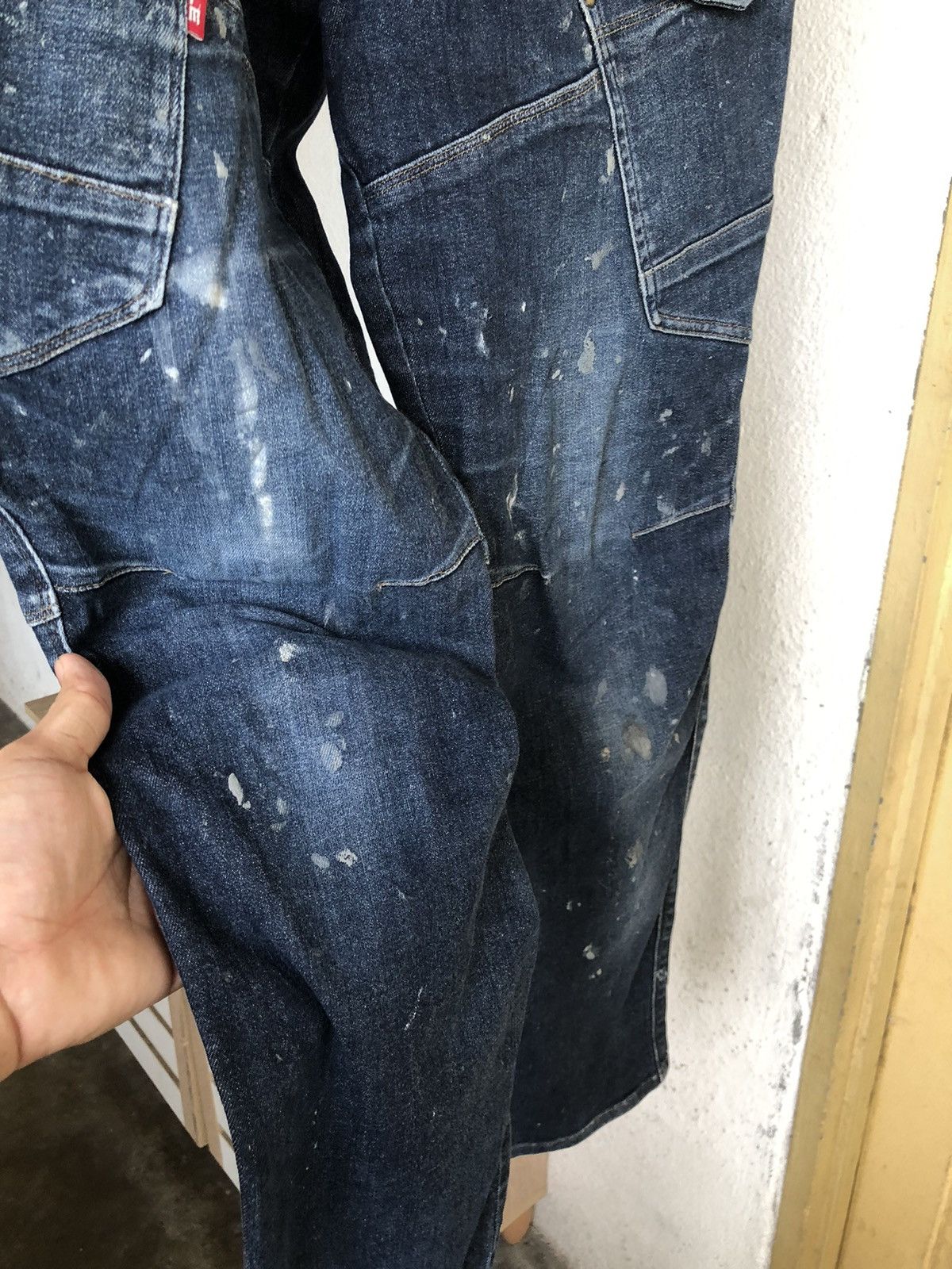 Vintage Vintage Burtle Paint Splatter Distressed Jeans Like Kapital Size US 32 / EU 48 - 10 Thumbnail
