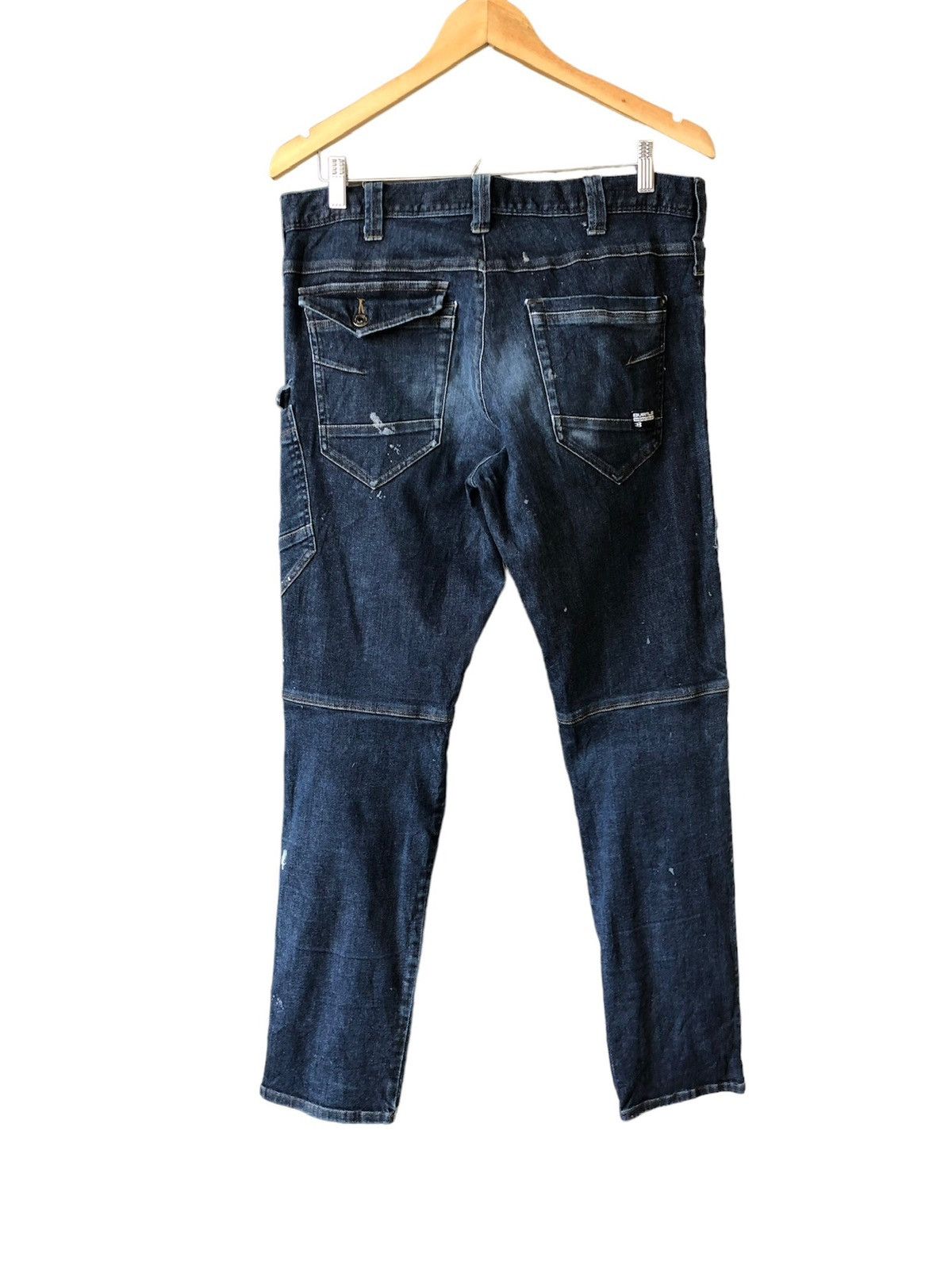 Vintage Vintage Burtle Paint Splatter Distressed Jeans Like Kapital Size US 32 / EU 48 - 2 Thumbnail