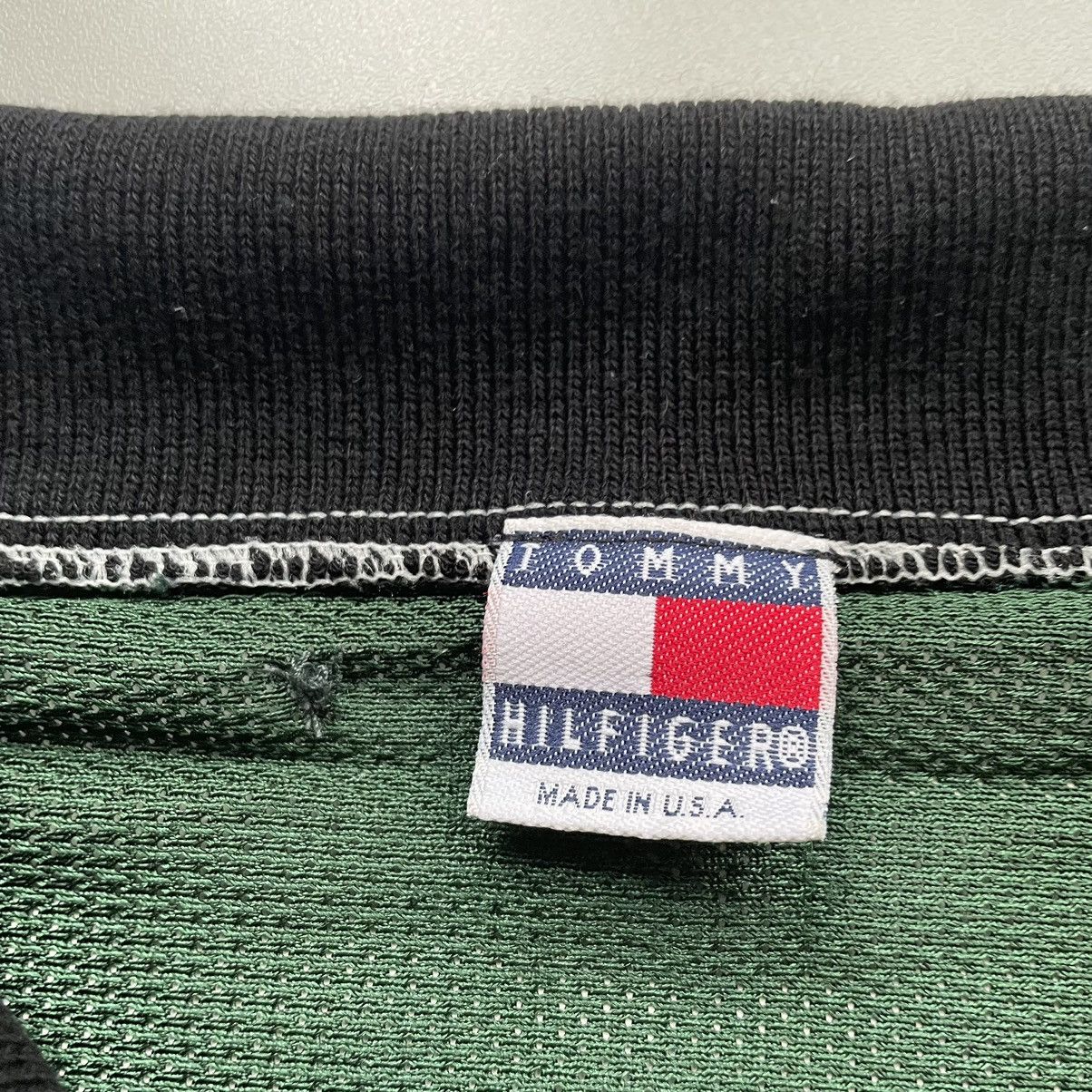 Tommy Hilfiger Vintage 90s Y2K Tommy Hilfiger Patch Green Jersey Shirt rare Size US XXL / EU 58 / 5 - 4 Thumbnail