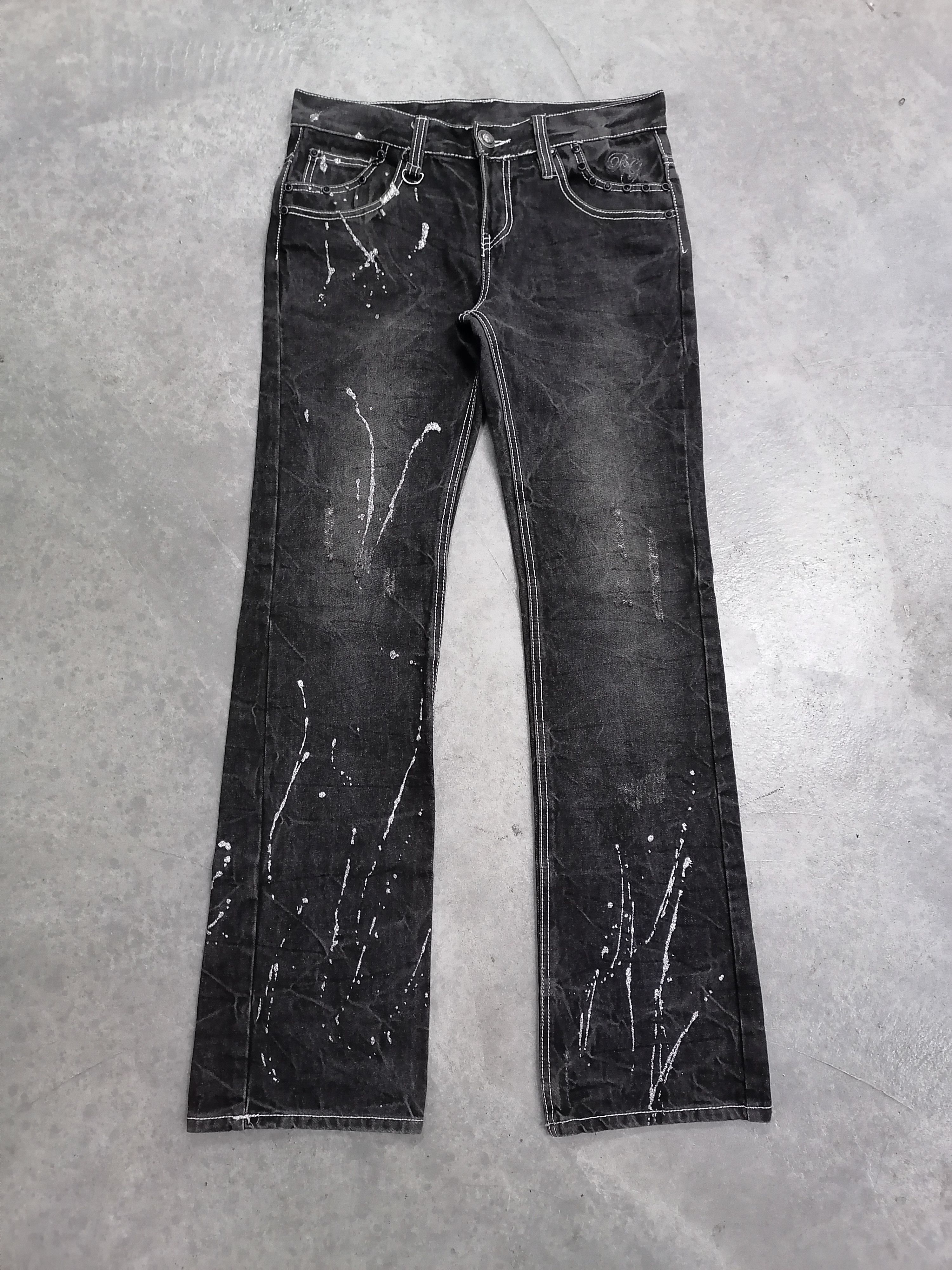 【BERNINGS-SHO】 Design flare denim pants Hysteric Glamour × Japanese Brand × Seditionaries Flare