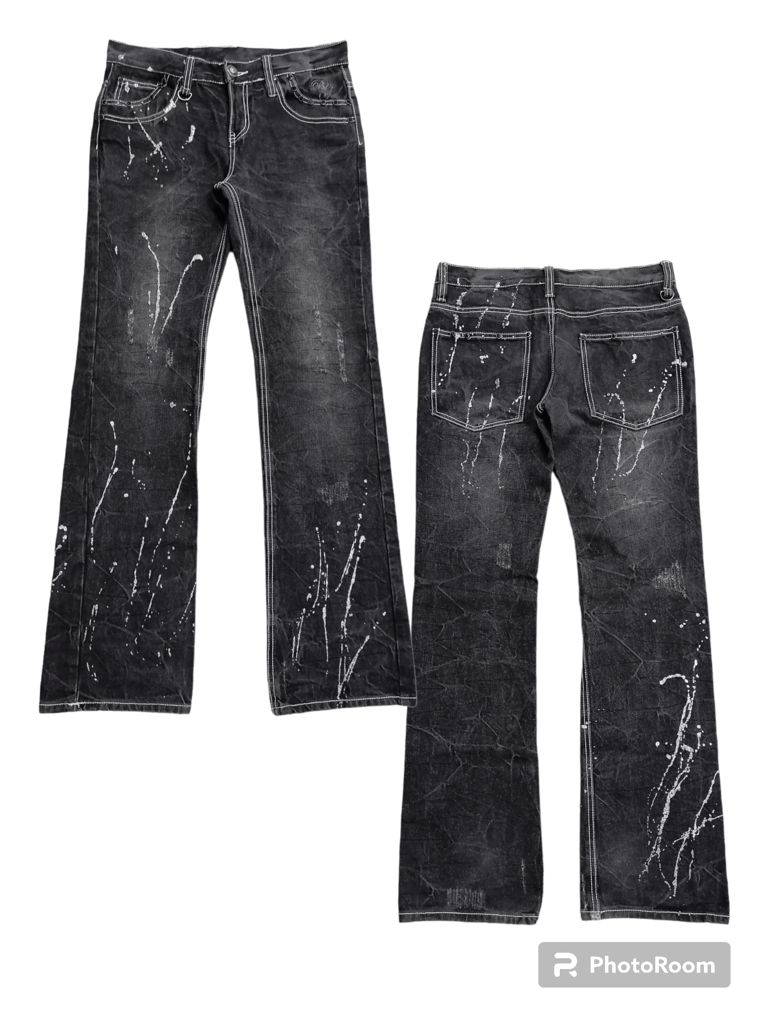 【BERNINGS-SHO】 Design flare denim pants Hysteric Glamour × Japanese Brand × Seditionaries Flare