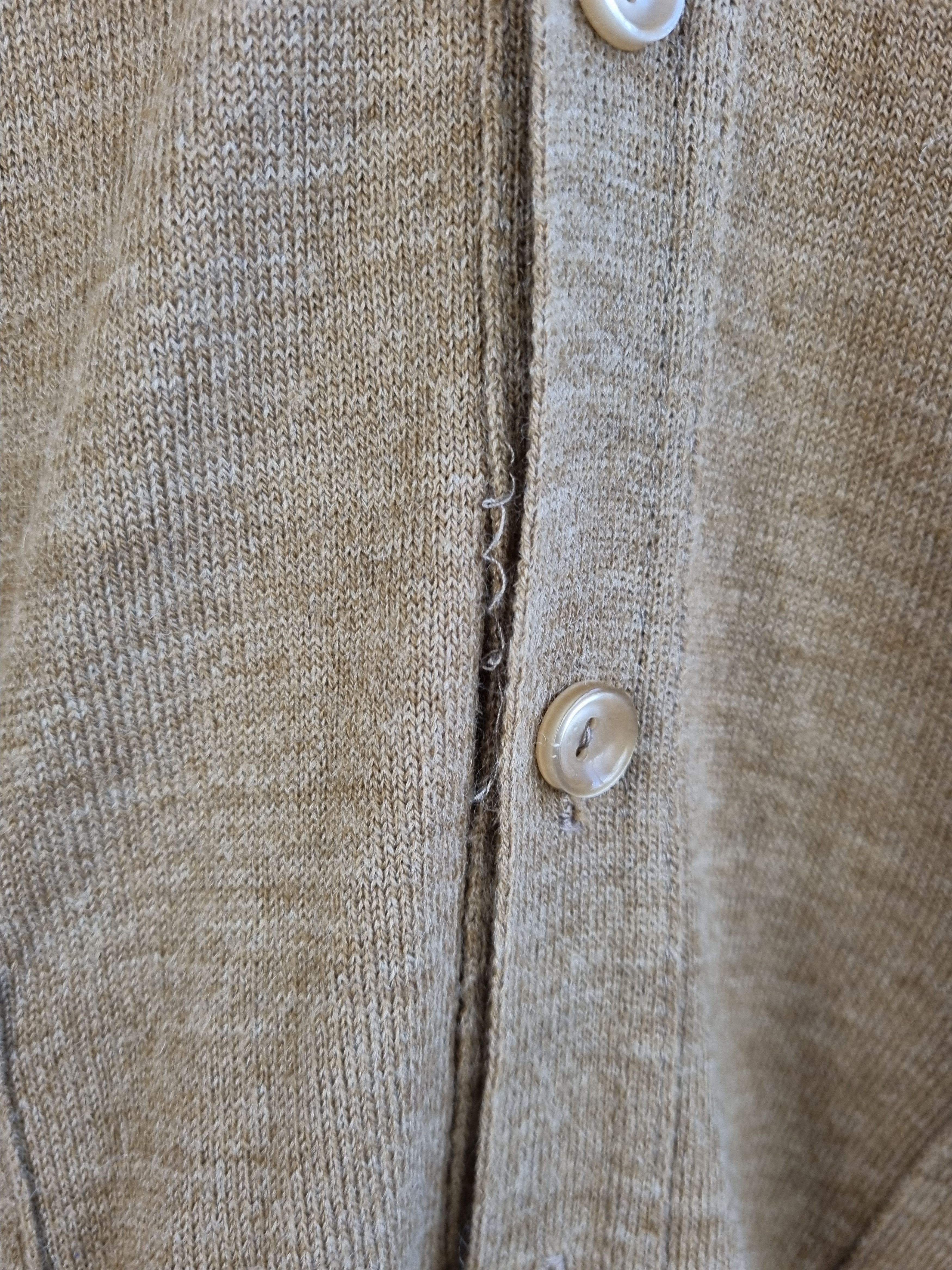 Le Laboureur × Vetra 60 Marquee Déposée France Fram Vintage Wool Cardigan Size US M / EU 48-50 / 2 - 14 Thumbnail