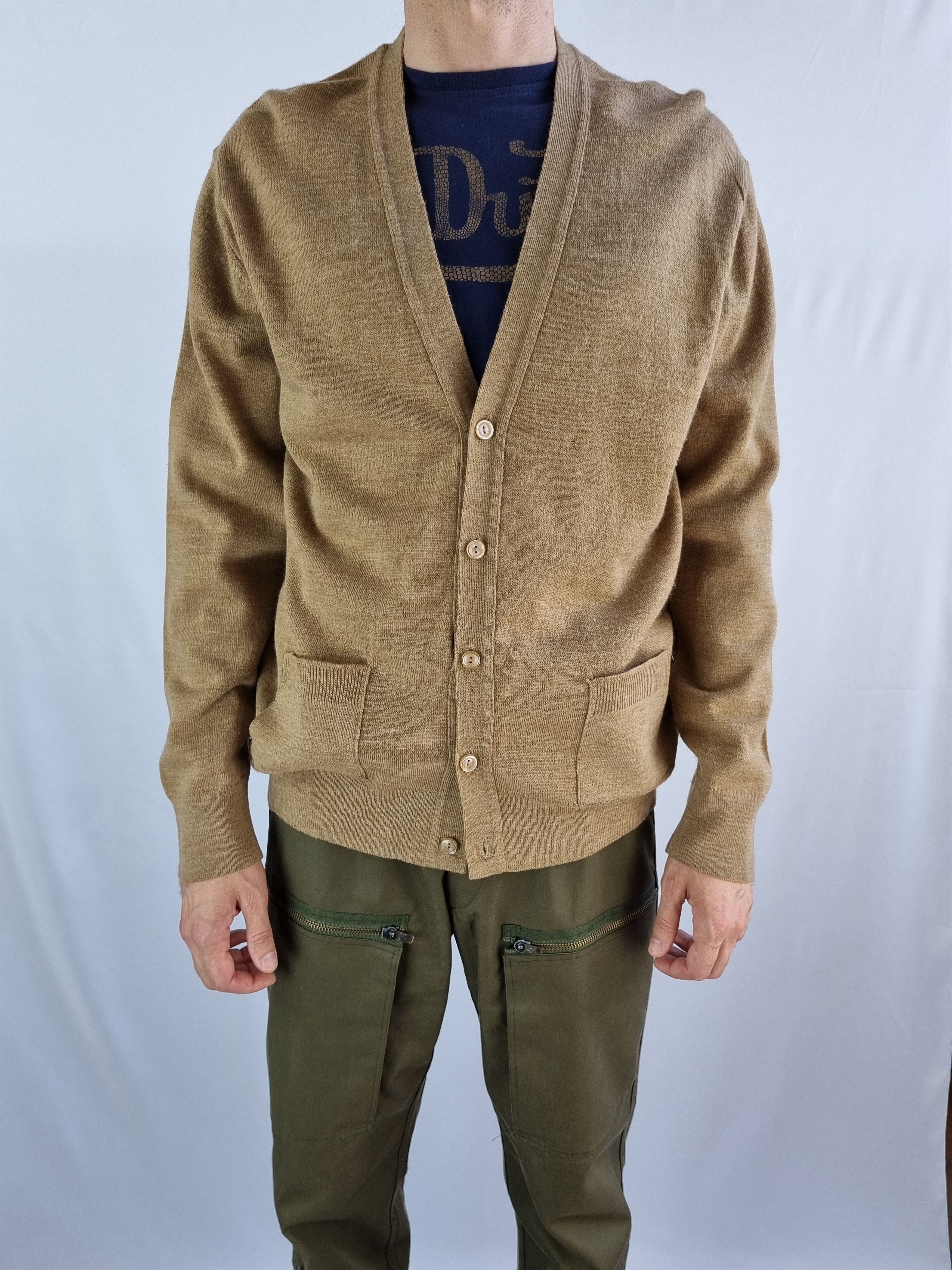 Le Laboureur × Vetra 60 Marquee Déposée France Fram Vintage Wool Cardigan Size US M / EU 48-50 / 2 - 1 Thumbnail