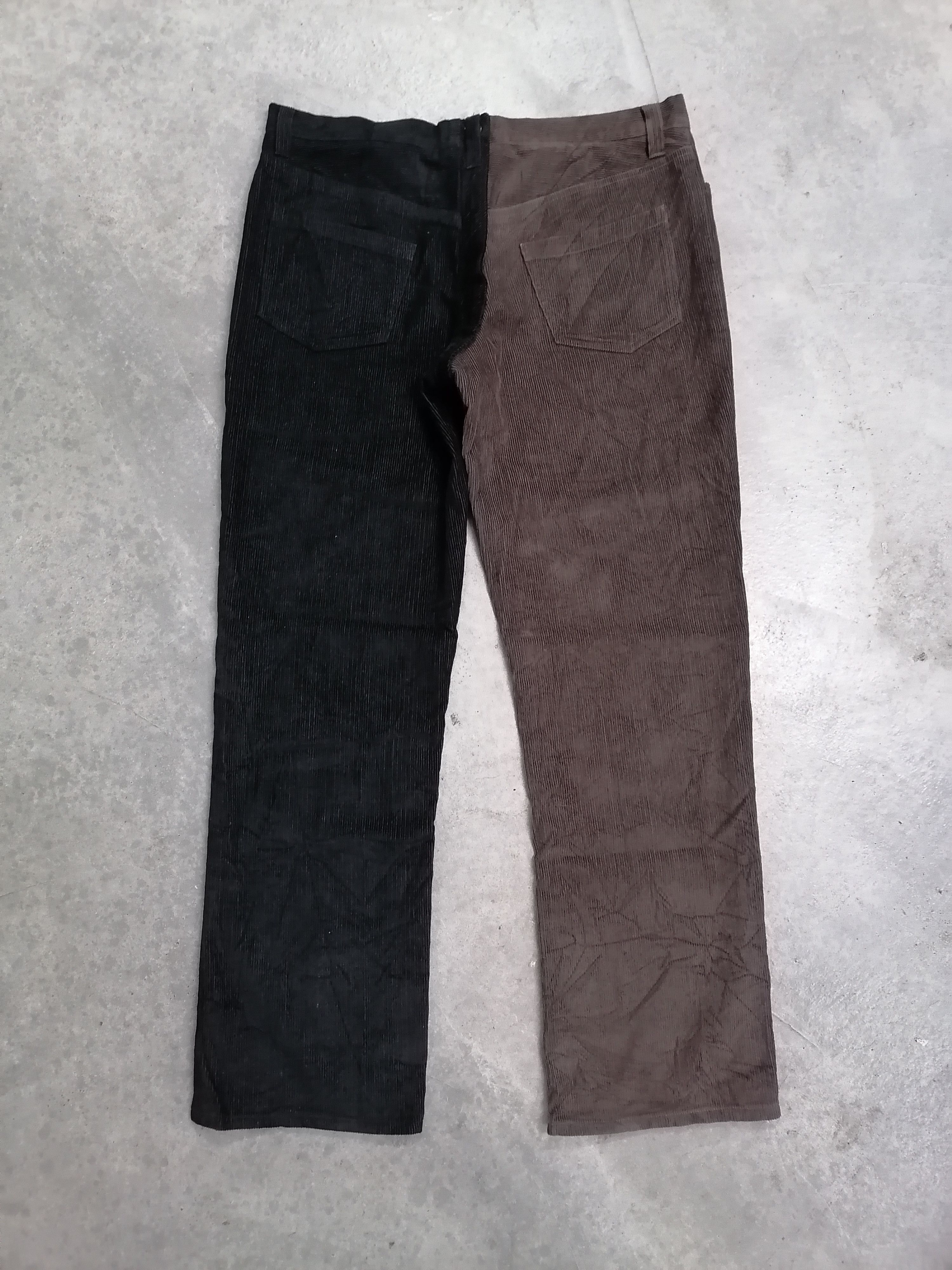 20471120 × Japanese Brand Japan Brand Split Two Tone Couldroy Pants Size US 34 / EU 50 - 6 Thumbnail