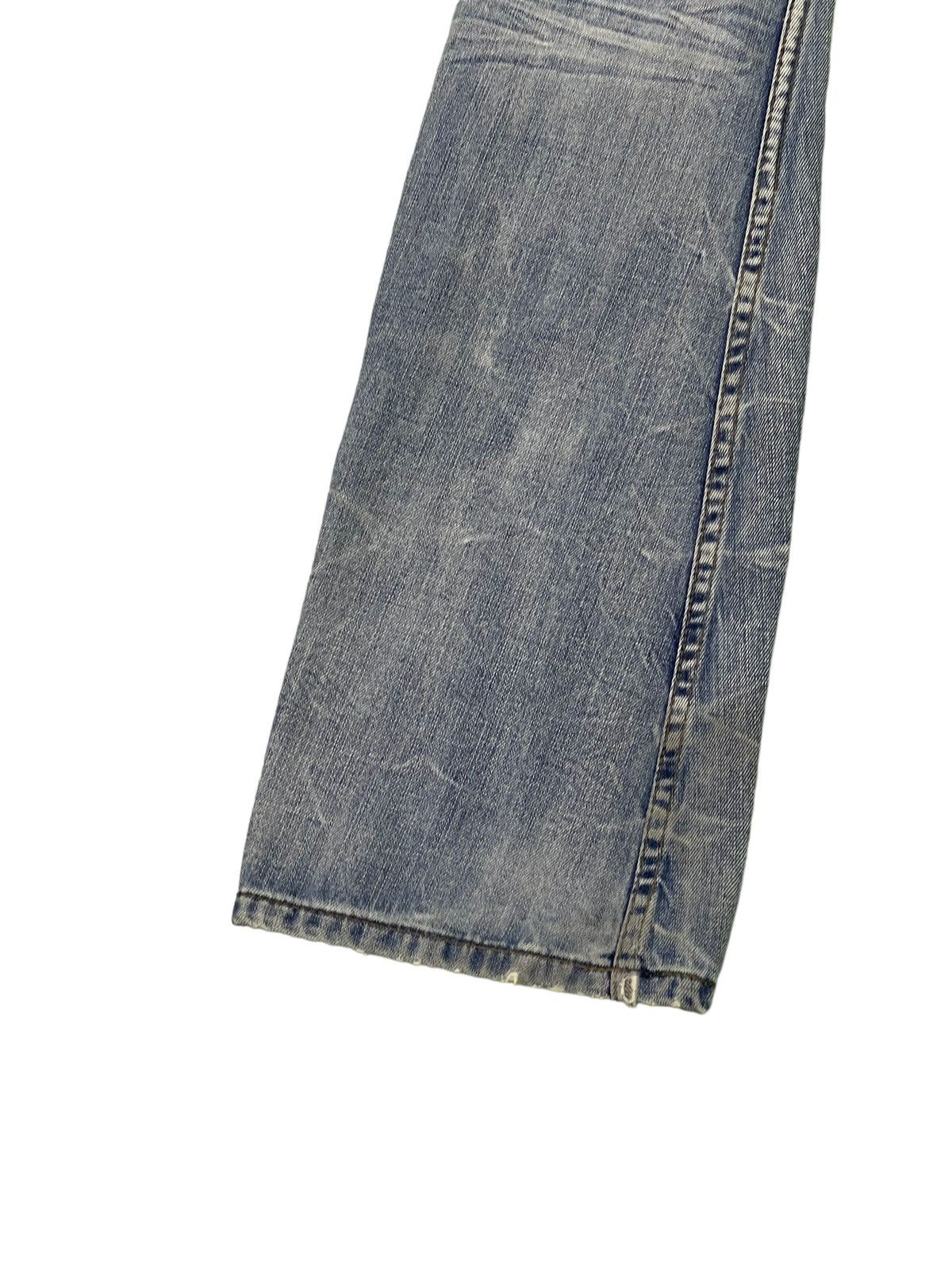 Japanese Brand Flare Jeans Rattletrap Distress Curv Leg Low Rise 2🟦1 Size US 29 - 17 Thumbnail