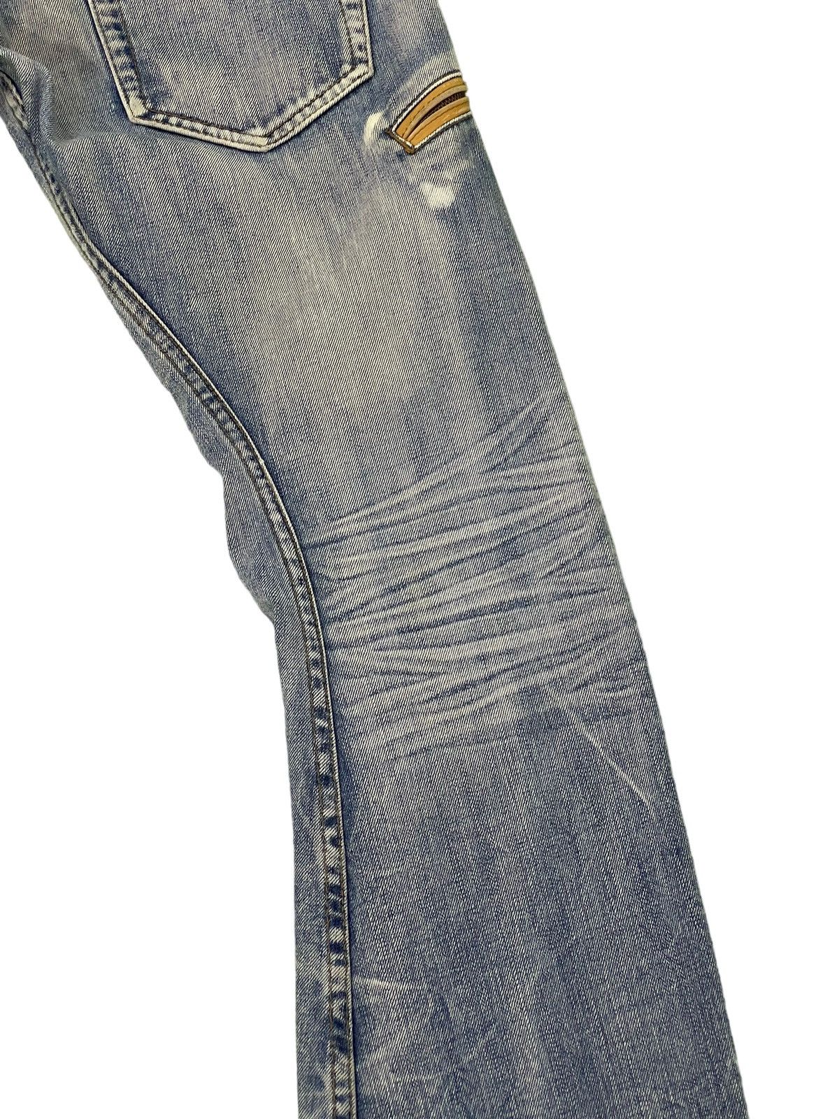 Japanese Brand Flare Jeans Rattletrap Distress Curv Leg Low Rise 2🟦1 Size US 29 - 19 Thumbnail