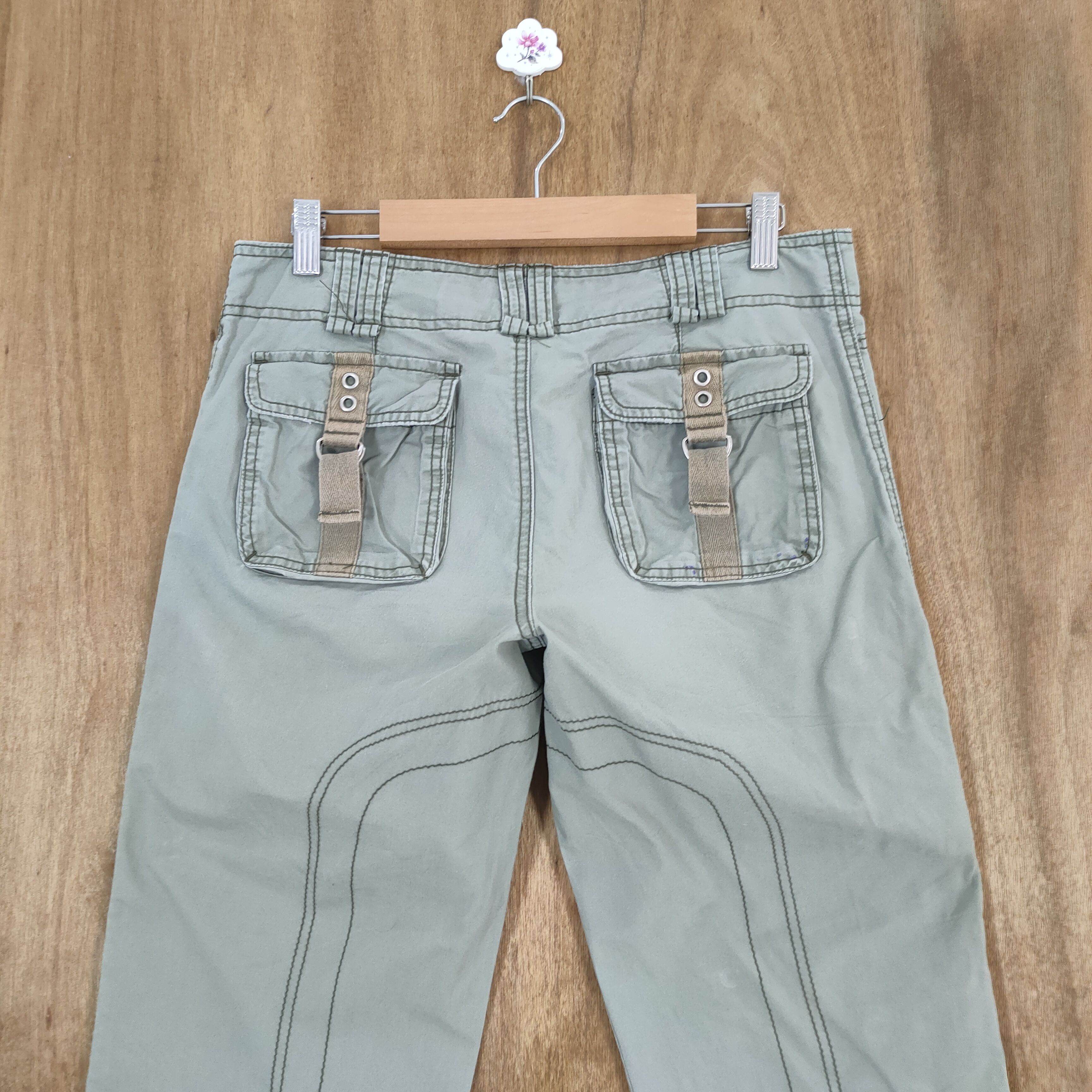 Abercrombie & Fitch A&F MULTIPOCKET FADED WOMAN CARGO PANTS Size US 30 / EU 46 - 10 Thumbnail