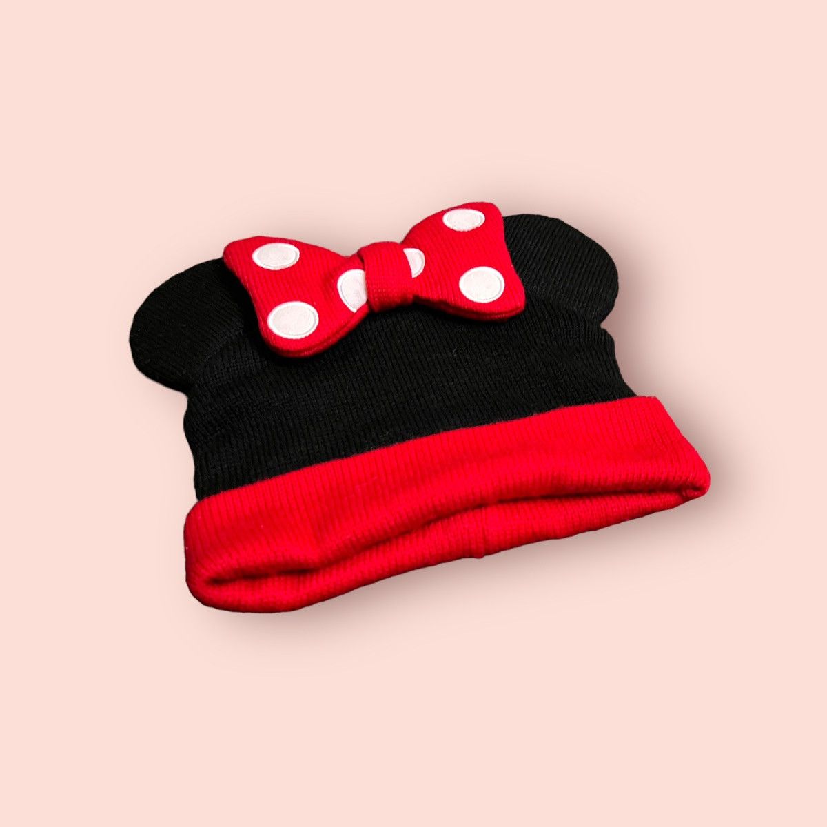 Disney × Japanese Brand × Mickey Mouse VINTAGE TOKYO DISNEY MINNIE MOUSE EARS BEANIE Size ONE SIZE - 13 Thumbnail