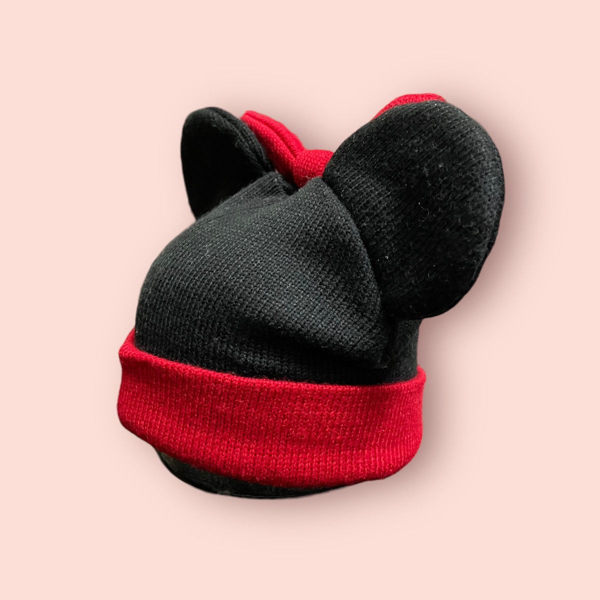 Disney × Japanese Brand × Mickey Mouse VINTAGE TOKYO DISNEY MINNIE MOUSE EARS BEANIE Size ONE SIZE - 7 Thumbnail