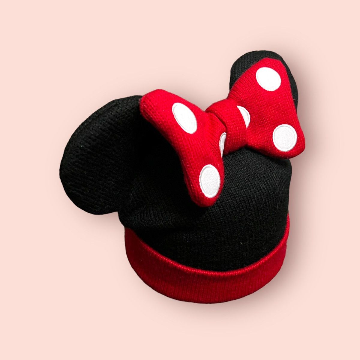 Disney × Japanese Brand × Mickey Mouse VINTAGE TOKYO DISNEY MINNIE MOUSE EARS BEANIE Size ONE SIZE - 5 Thumbnail