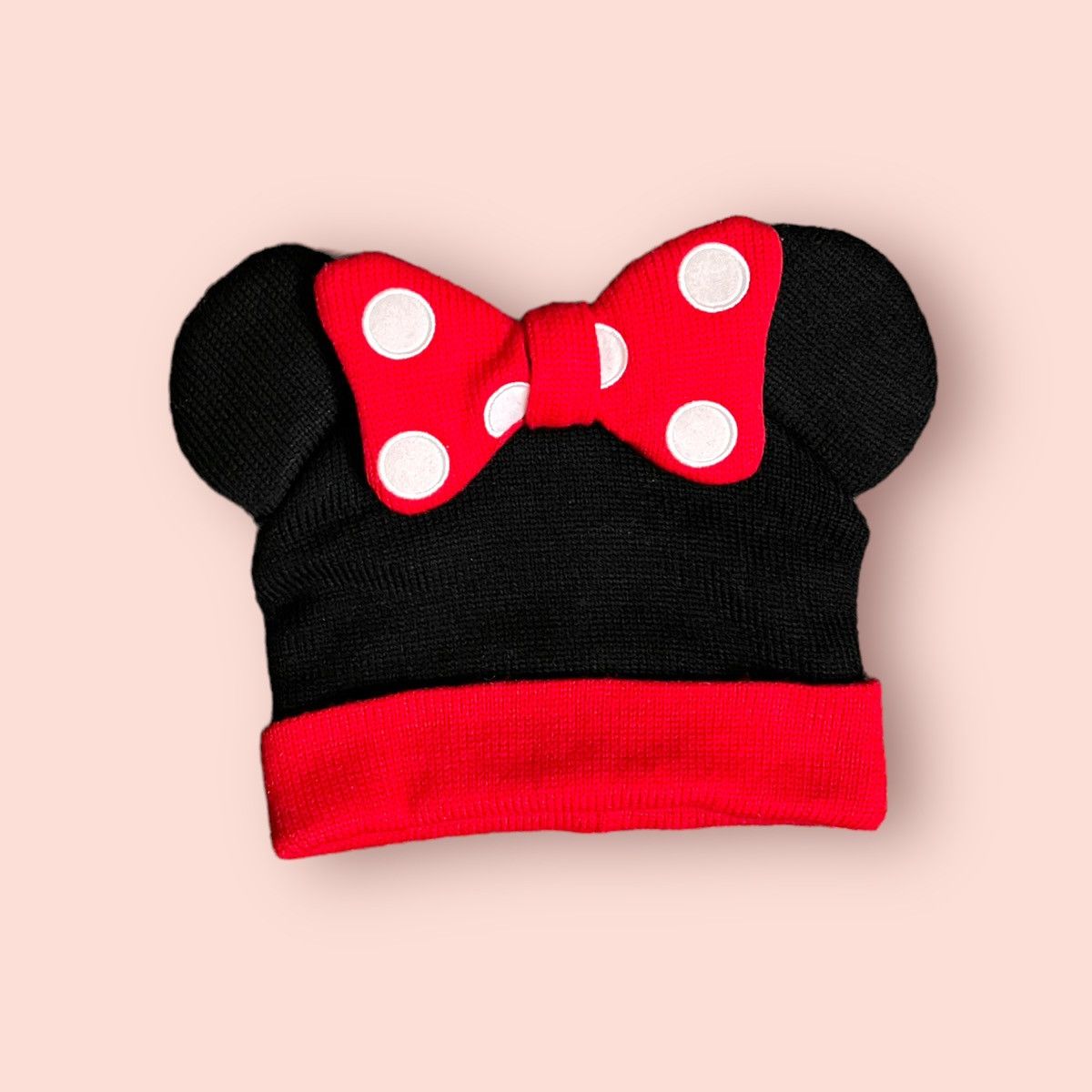 Disney × Japanese Brand × Mickey Mouse VINTAGE TOKYO DISNEY MINNIE MOUSE EARS BEANIE Size ONE SIZE - 2 Thumbnail