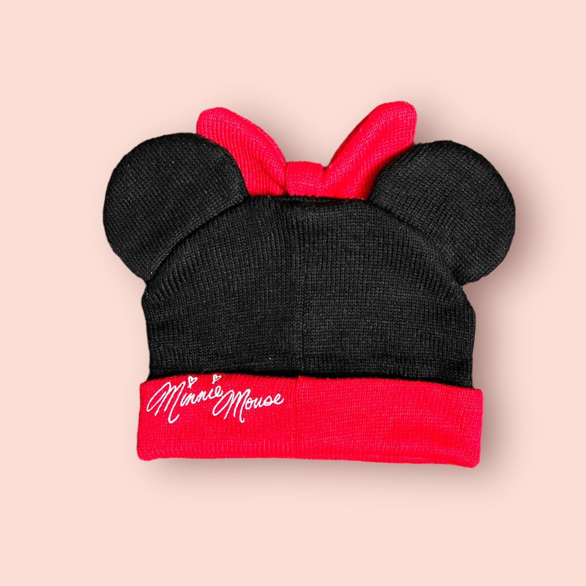Disney × Japanese Brand × Mickey Mouse VINTAGE TOKYO DISNEY MINNIE MOUSE EARS BEANIE Size ONE SIZE - 1 Thumbnail