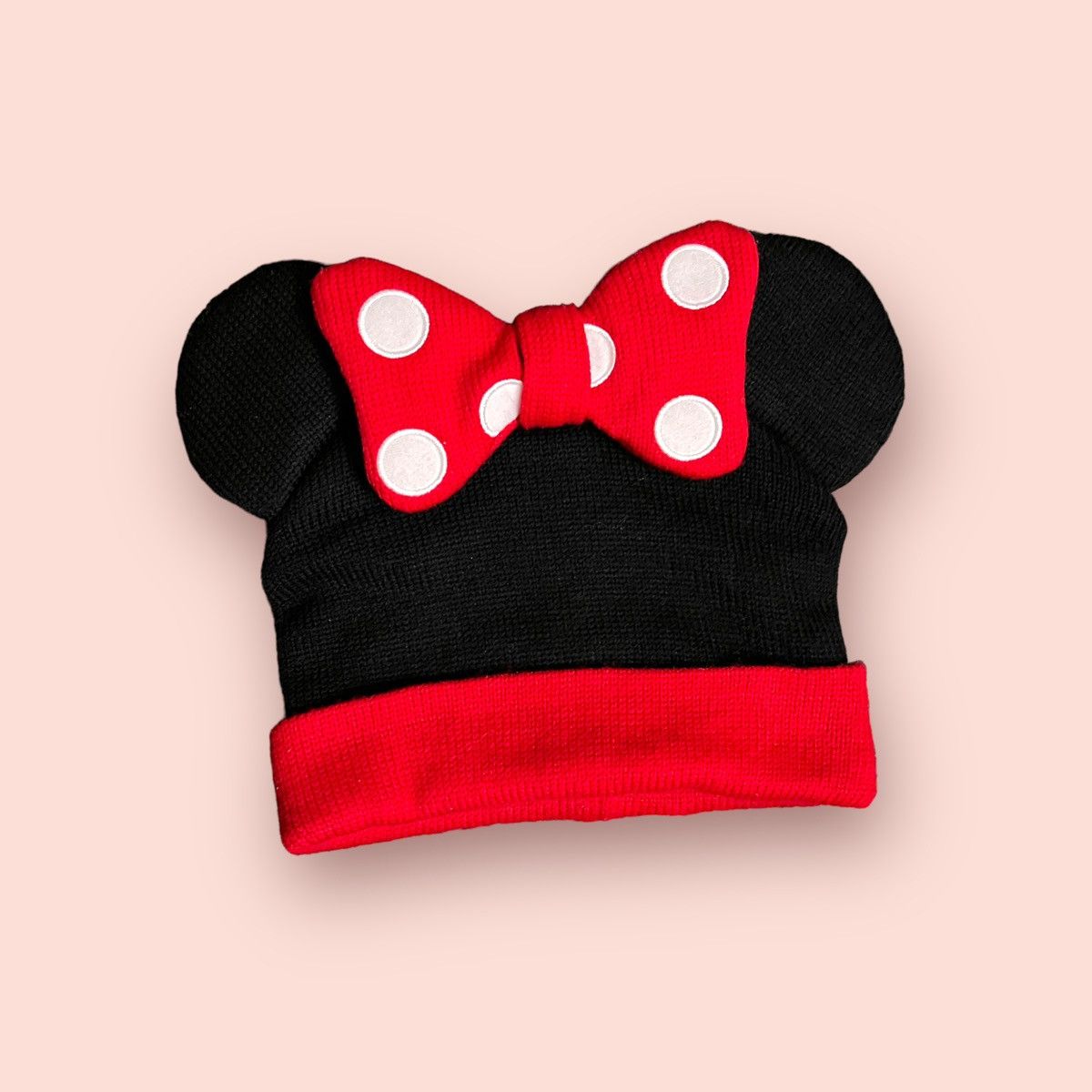Disney × Japanese Brand × Mickey Mouse VINTAGE TOKYO DISNEY MINNIE MOUSE EARS BEANIE Size ONE SIZE - 12 Thumbnail