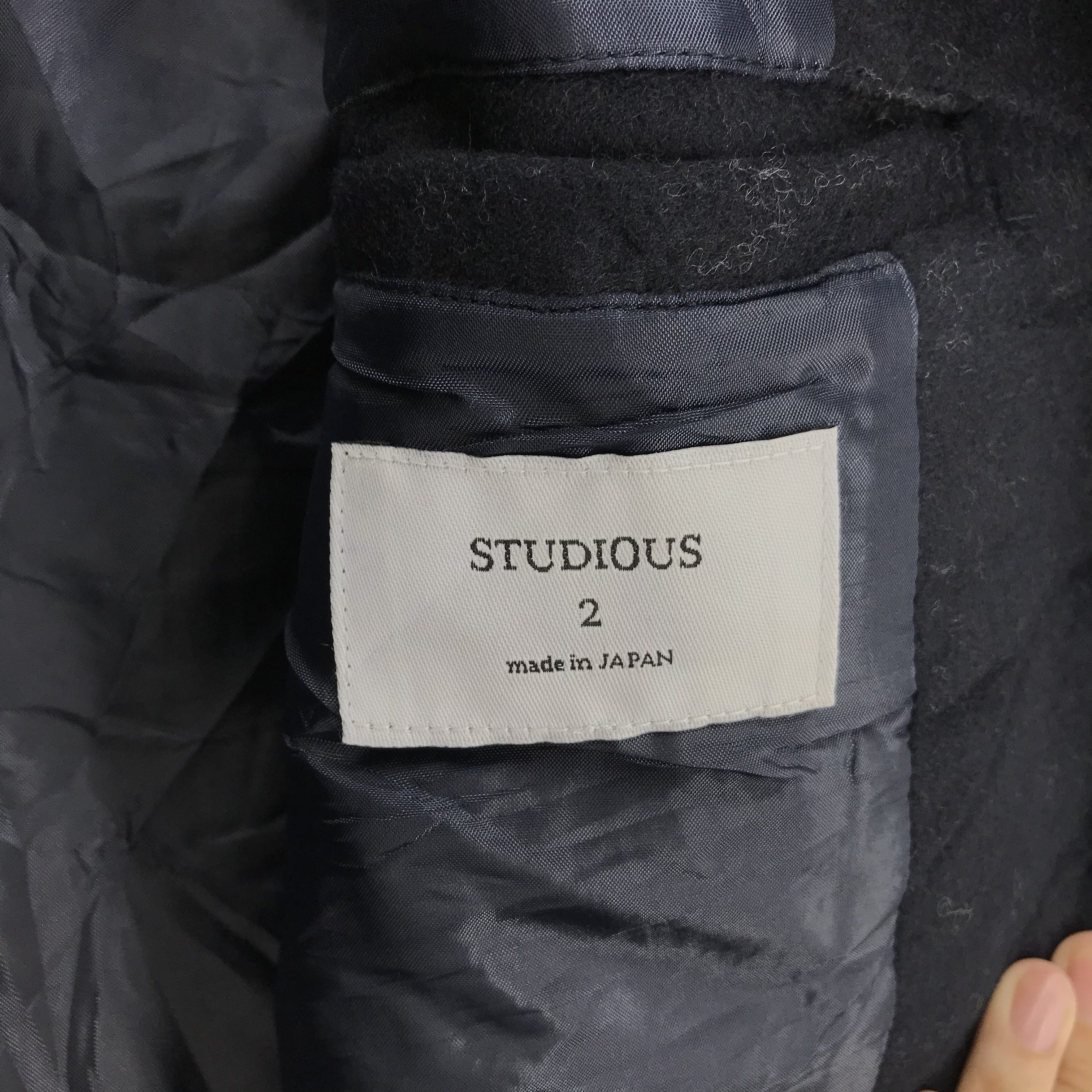 STUDIOUS Studious Made in Japan Wool Zipper Jacket Size 2 #2575-101 Size US S / EU 44-46 / 1 - 6 Thumbnail