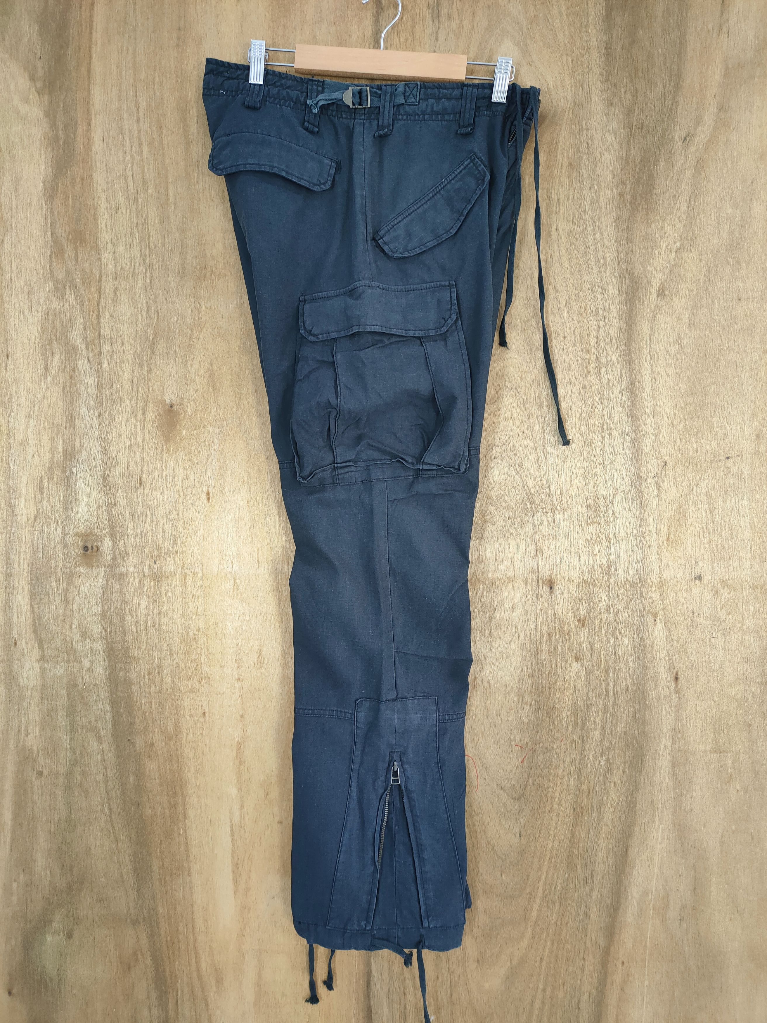 Japanese Brand VINTAGE MANGROVE BONDAGE CARGO PANTS Size US 32 / EU 48 - 14 Thumbnail