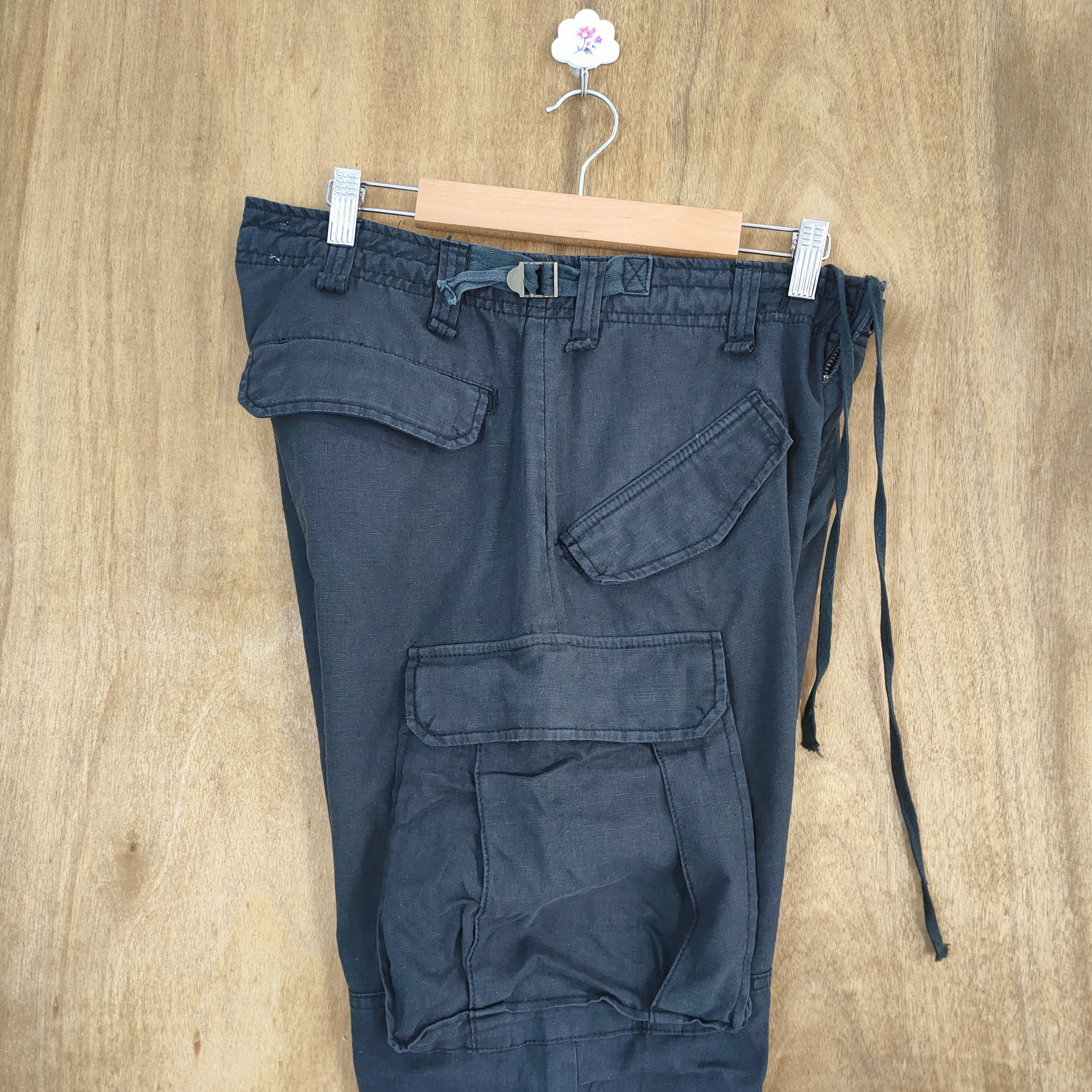 Japanese Brand VINTAGE MANGROVE BONDAGE CARGO PANTS Size US 32 / EU 48 - 15 Thumbnail
