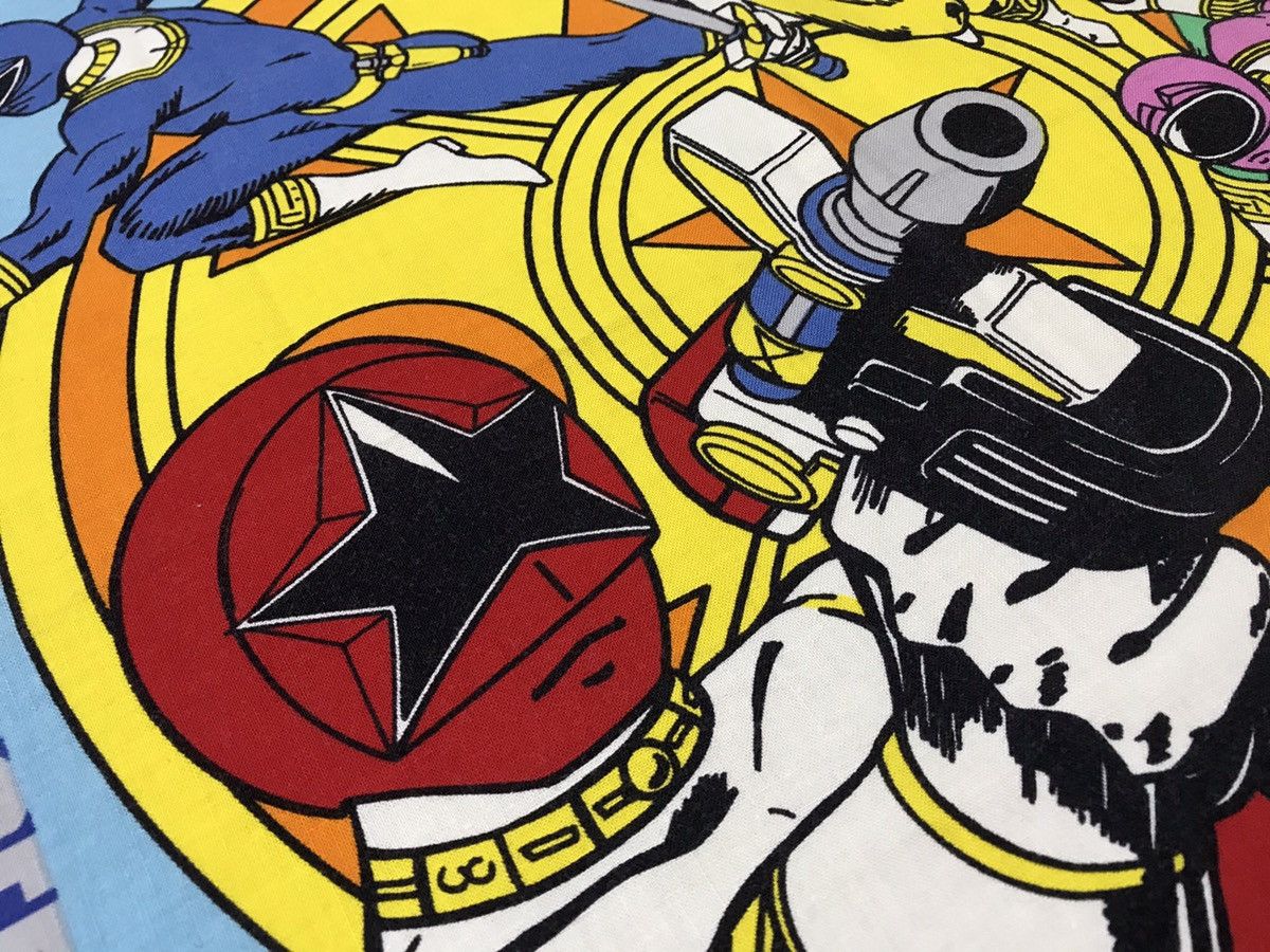 Anime × Cartoon Network × Japanese Brand oh ranger bandana pocket square handkerchief Size ONE SIZE - 4 Thumbnail