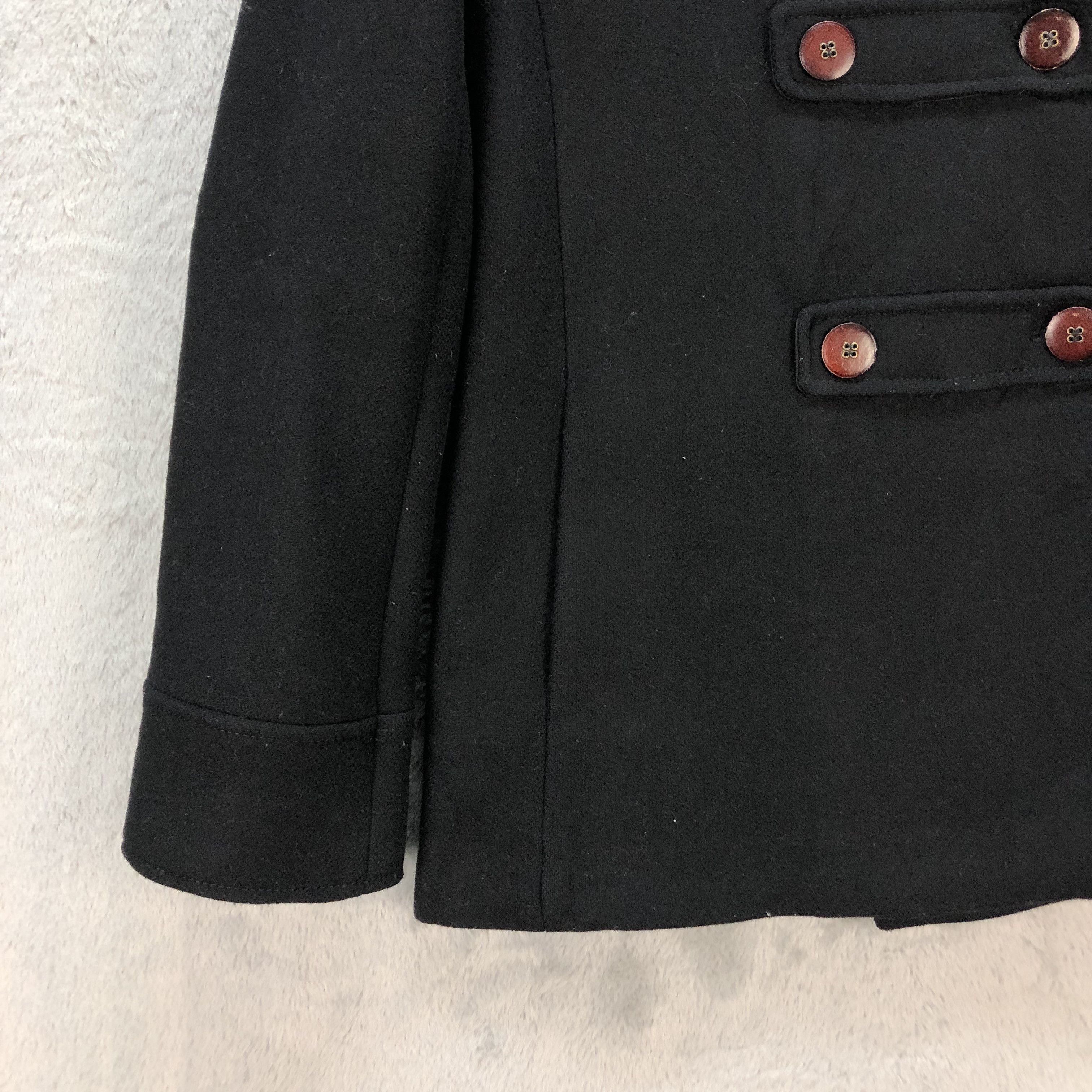 Japanese Brand ATHE VANESSA BRUNO DOUBLE BREASTED COAT #6714-81 Size S / US 4 / IT 40 - 4 Thumbnail