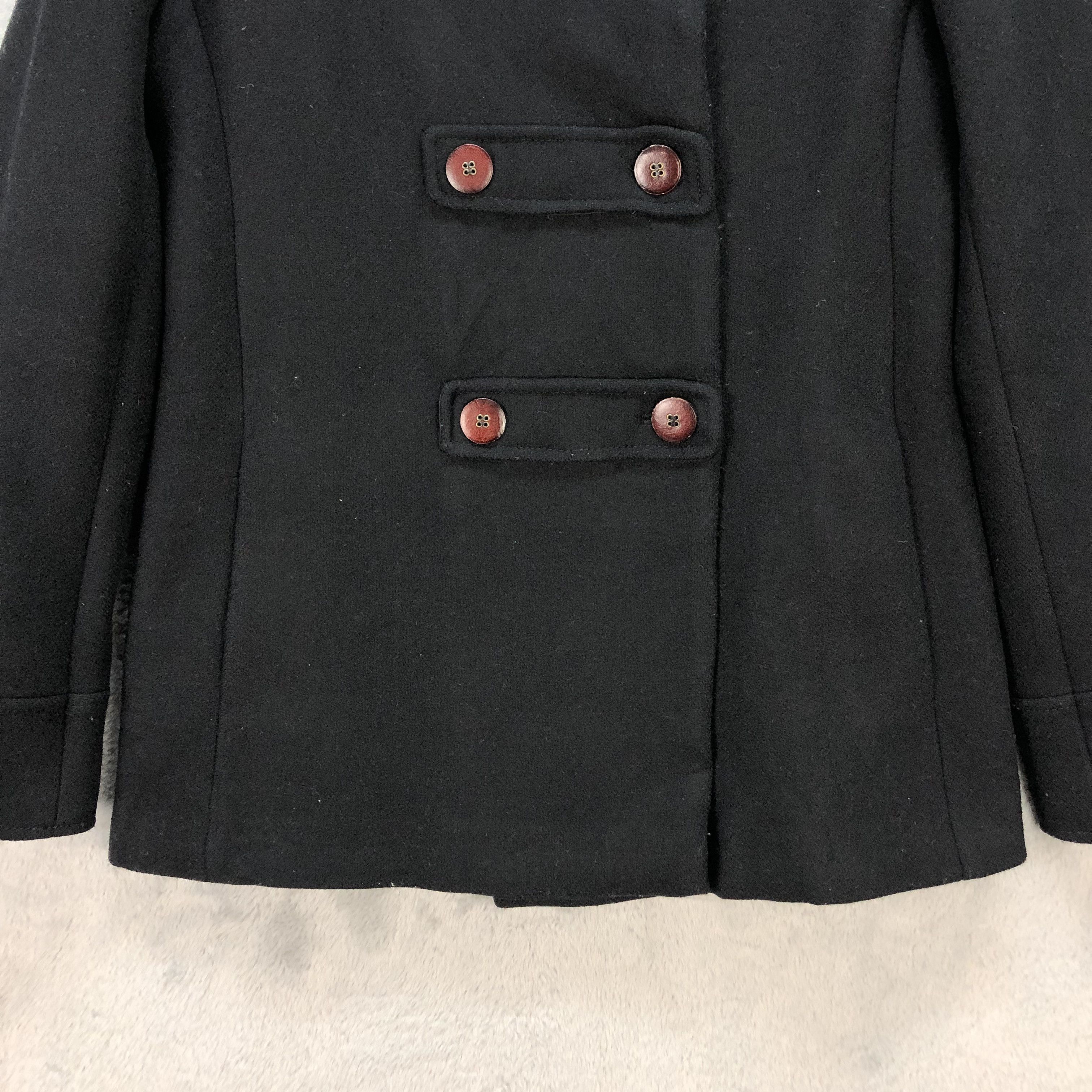 Japanese Brand ATHE VANESSA BRUNO DOUBLE BREASTED COAT #6714-81 Size S / US 4 / IT 40 - 3 Thumbnail