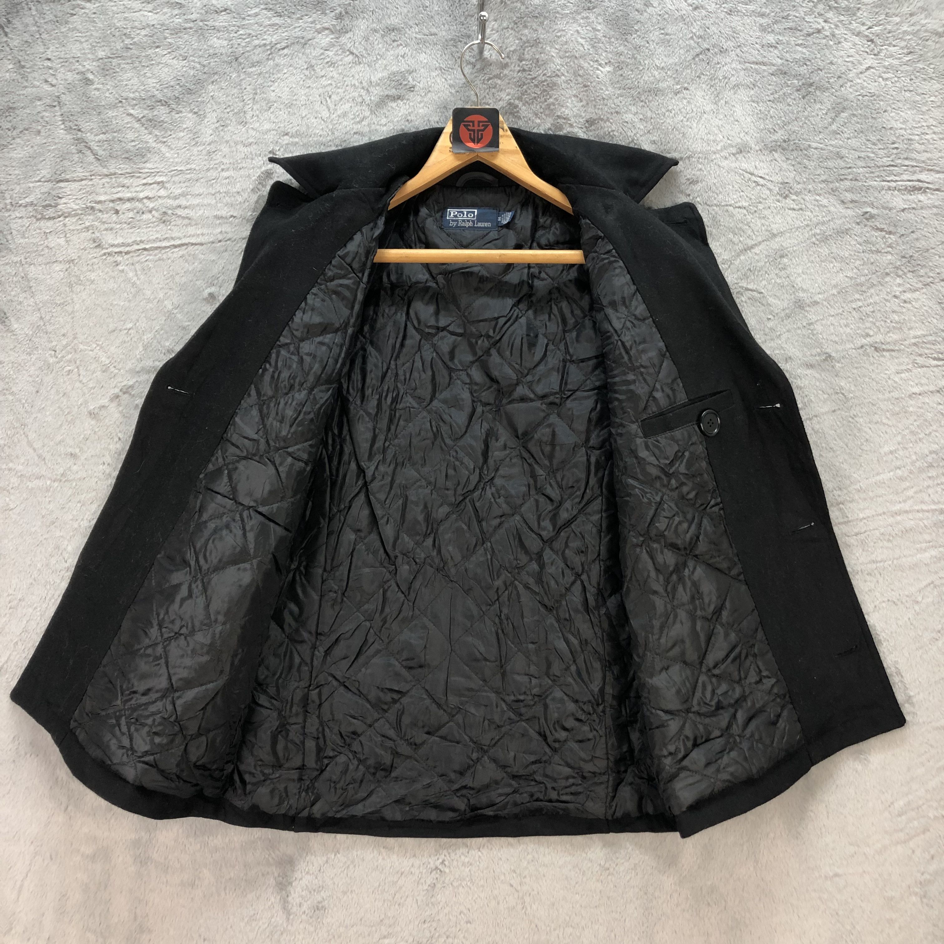 Polo Ralph Lauren VINTAGE POLO RL DOUBLE BREASTED WOOL COAT #6711-81 Size US M / EU 48-50 / 2 - 6 Thumbnail