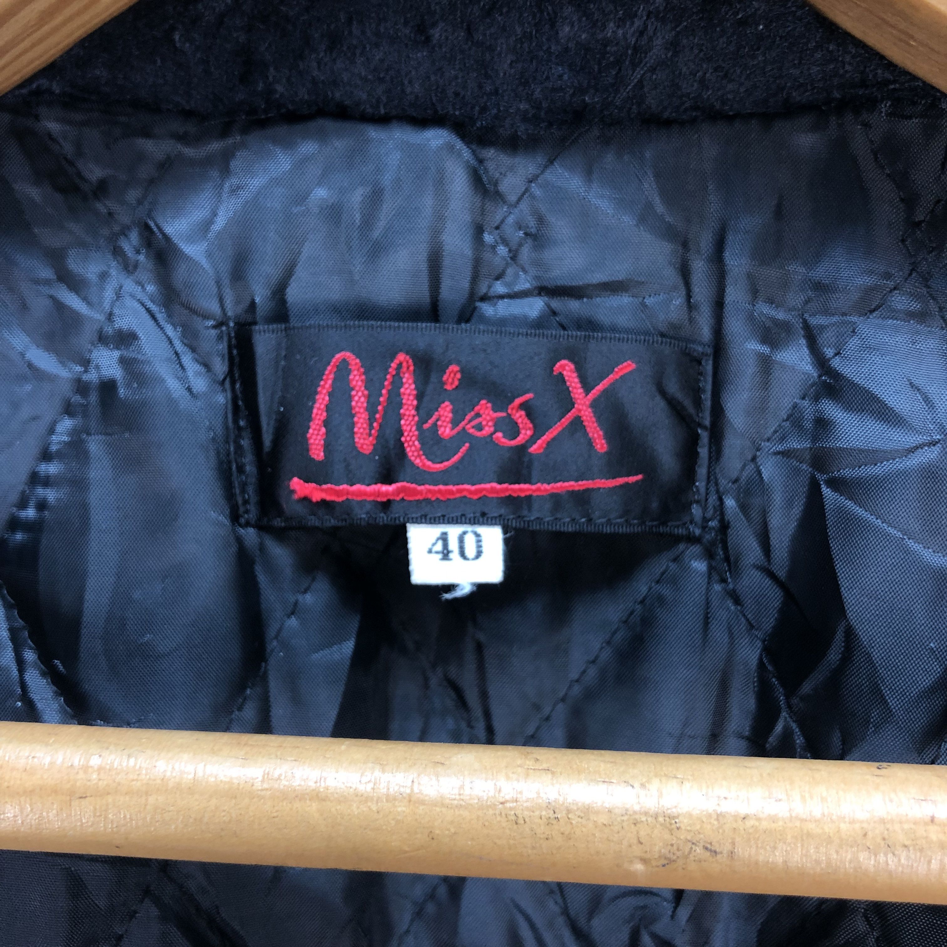 Japanese Brand MISS X FUR NECK FULLPRINT OVERPRINT JACKET #6723-82 Size M / US 6-8 / IT 42-44 - 8 Thumbnail