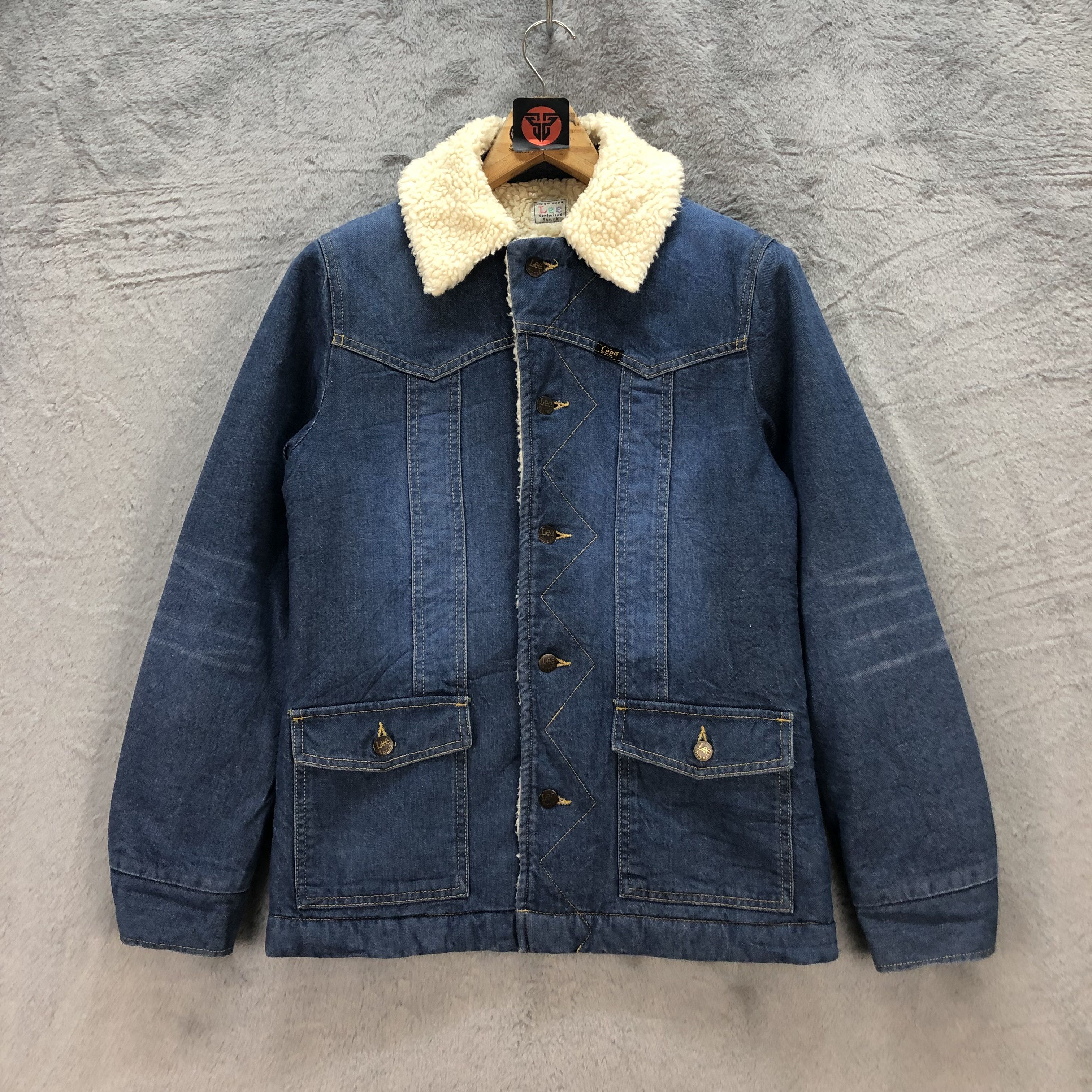 Lee LEE SHERPA WORKWEAR DENIM JACKET #6715-81 Size US M / EU 48-50 / 2 - 1 Thumbnail