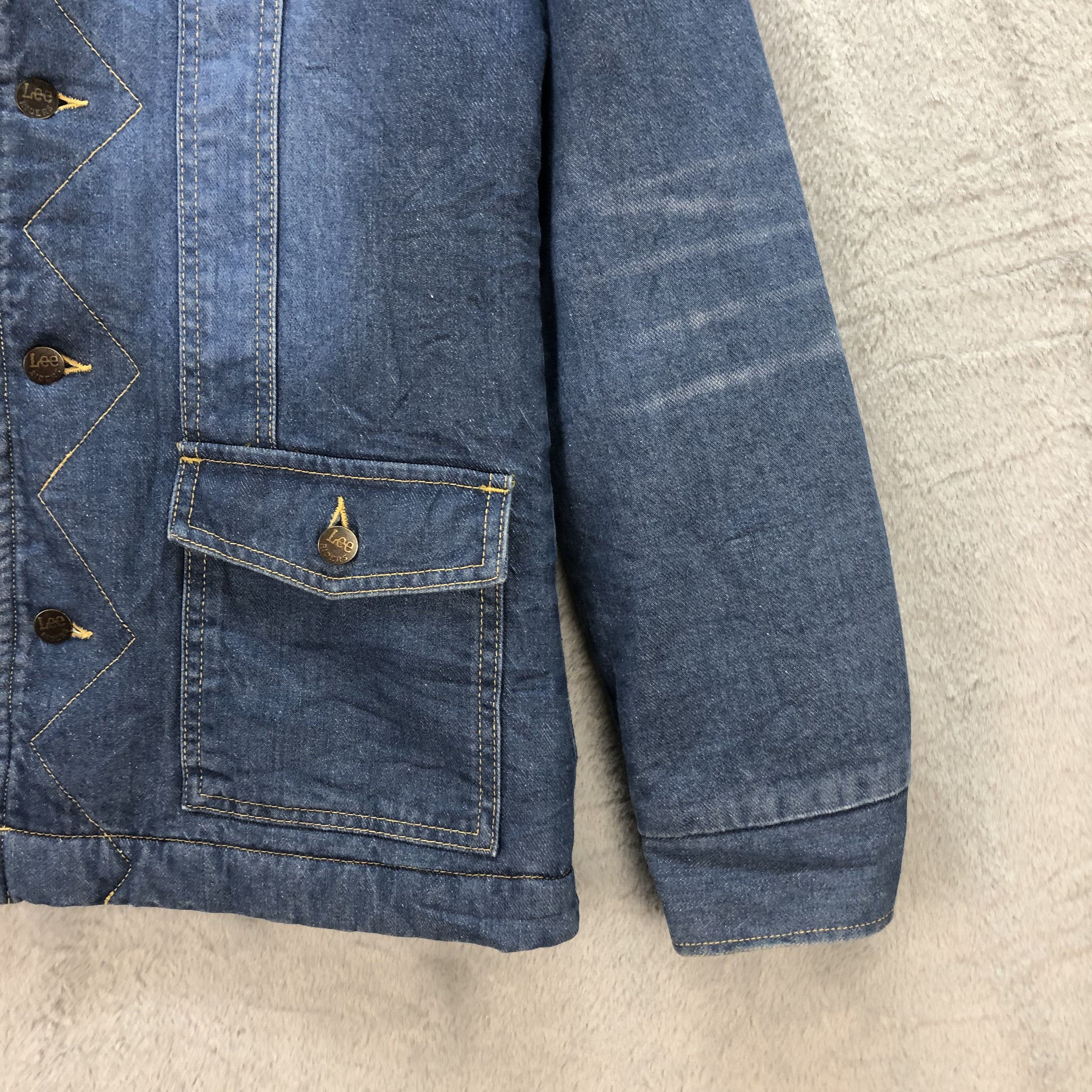 Lee LEE SHERPA WORKWEAR DENIM JACKET #6715-81 Size US M / EU 48-50 / 2 - 6 Thumbnail