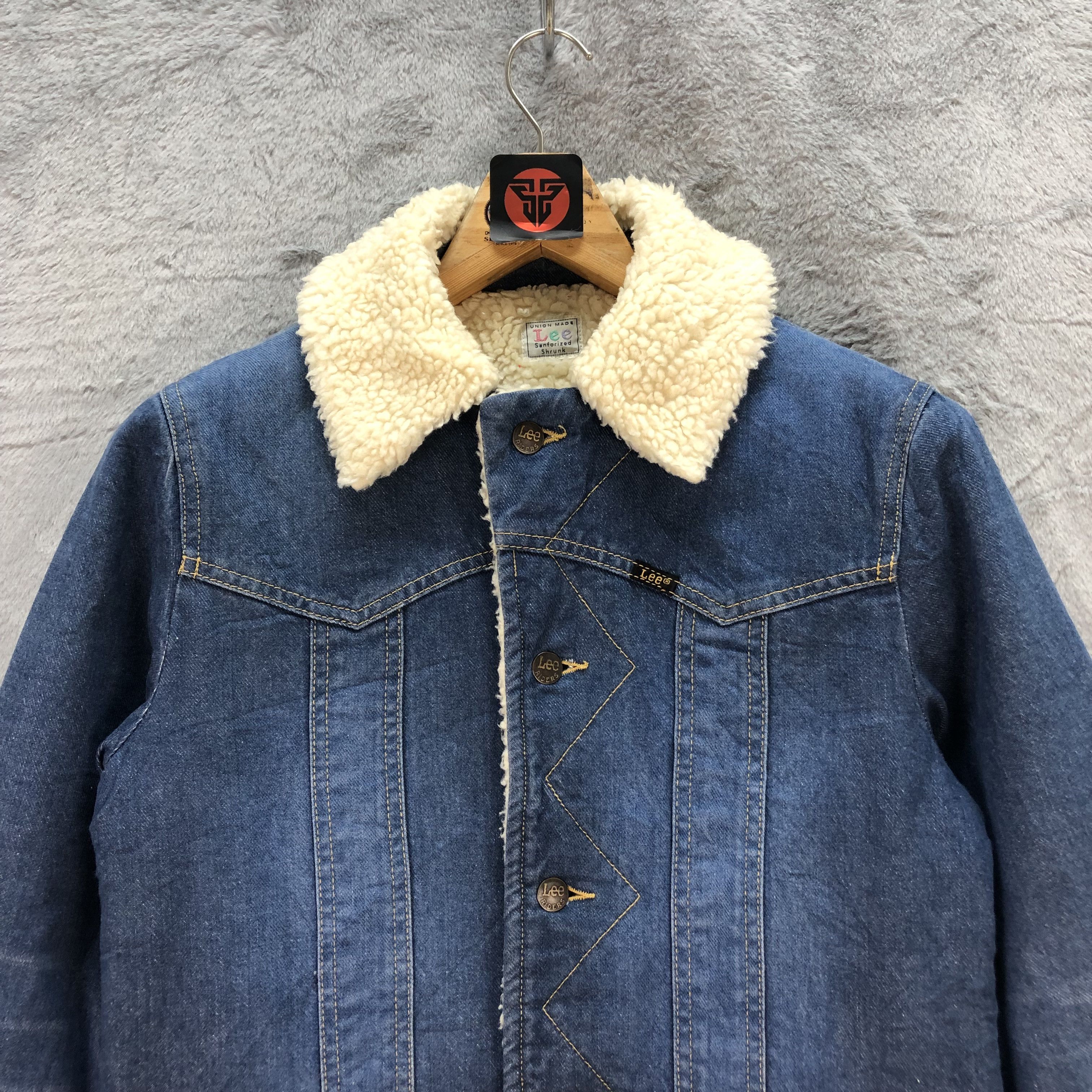 Lee LEE SHERPA WORKWEAR DENIM JACKET #6715-81 Size US M / EU 48-50 / 2 - 2 Thumbnail