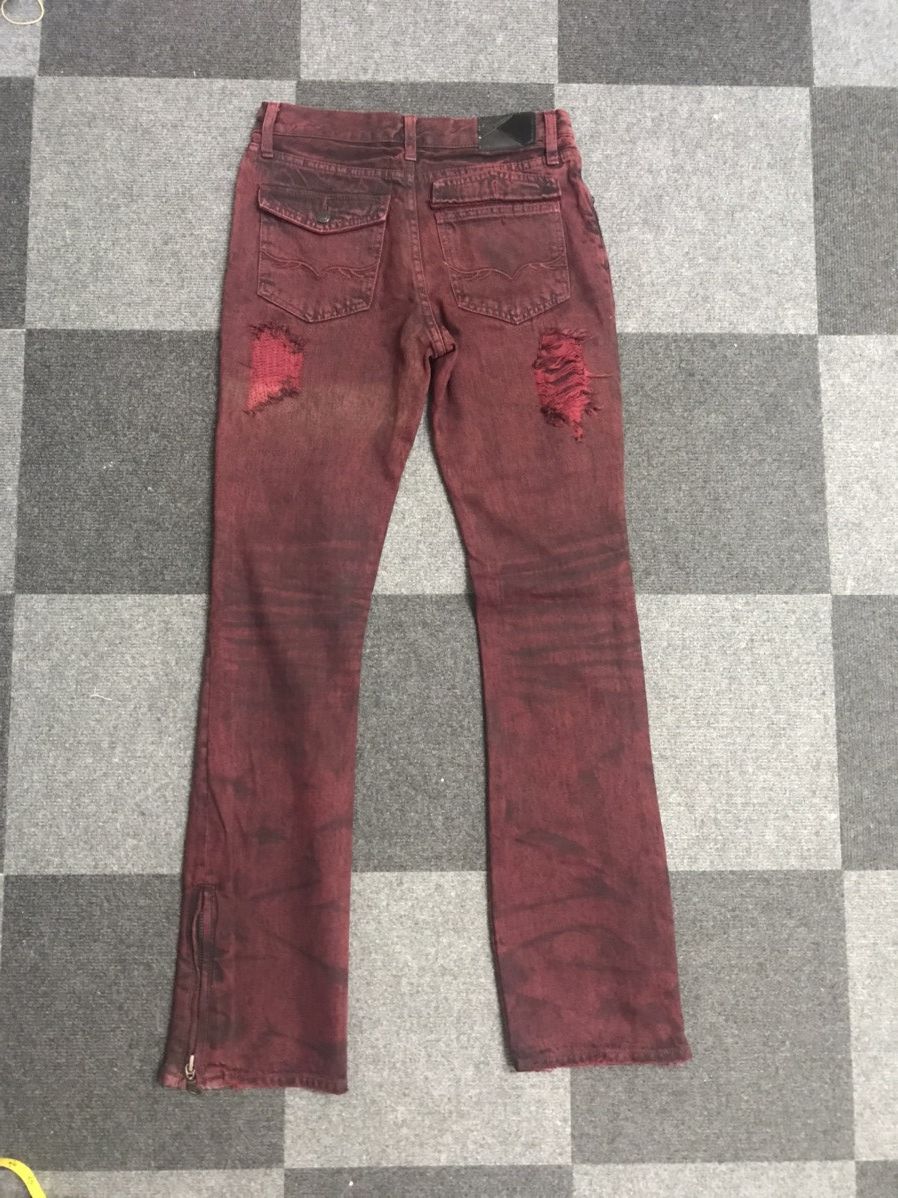 GOSTAR DE FUGA FLARE🔥FUGA Distressed Patchwork Artisanal Jeans Size US 29 - 9 Thumbnail