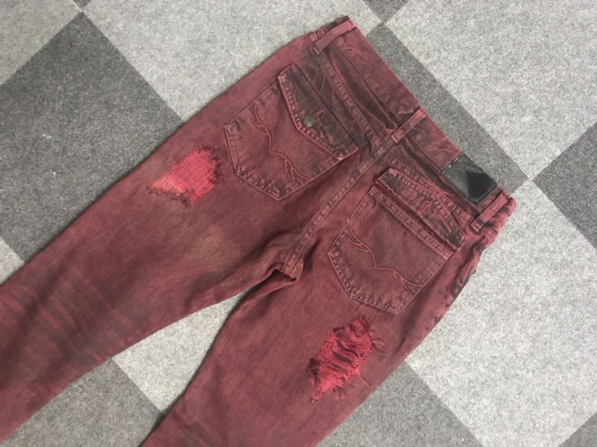 GOSTAR DE FUGA FLARE🔥FUGA Distressed Patchwork Artisanal Jeans Size US 29 - 10 Thumbnail